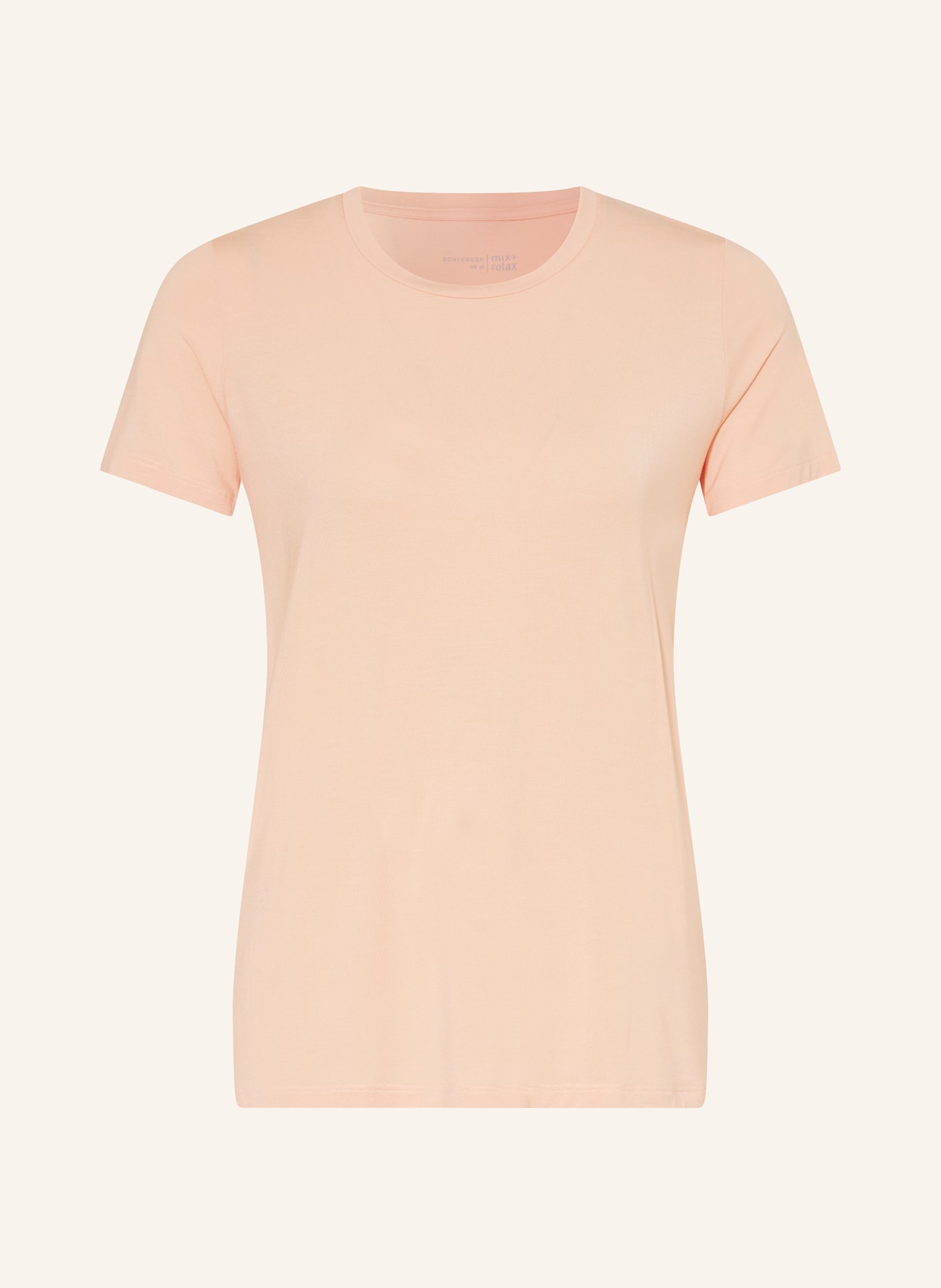 SCHIESSER Schlafshirt MIX+RELAX, Farbe: HELLORANGE (Bild 1)