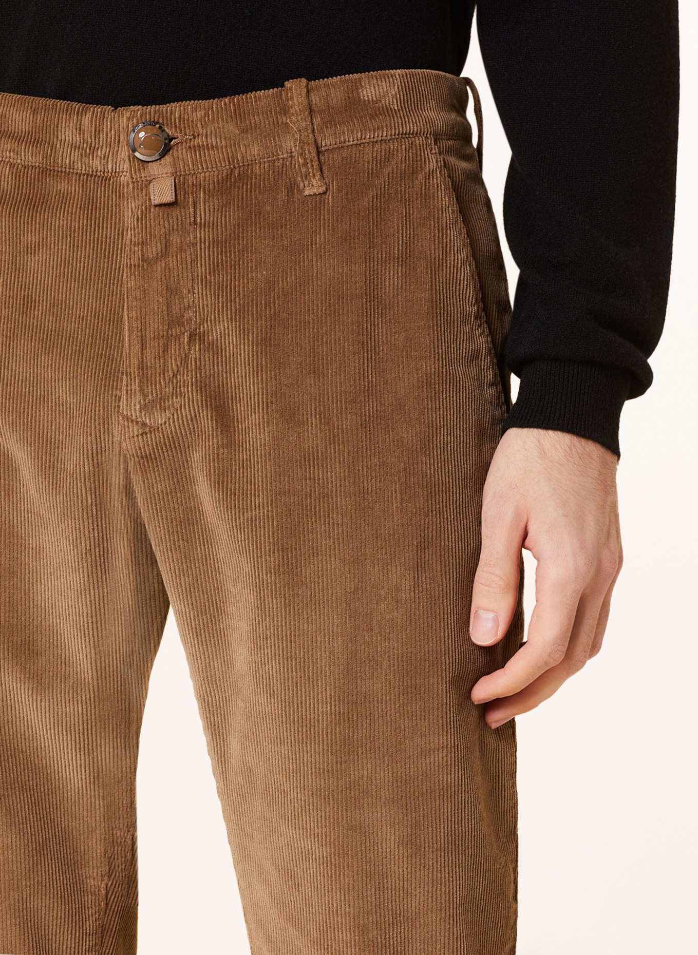 JACOB COHEN Cord chinos BOBBY slim fit, Color: LIGHT BROWN (Image 5)