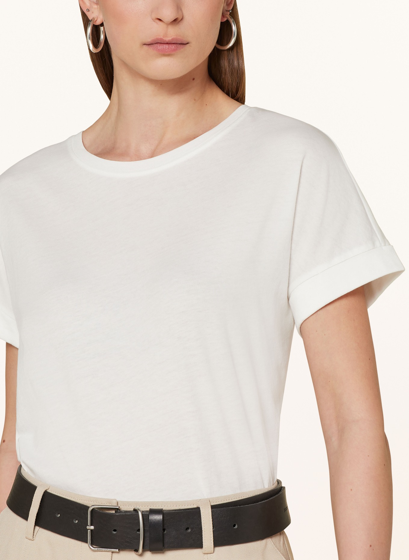 Marc O'Polo DENIM T-Shirt , Farbe: 101 EGG WHITE (Bild 4)