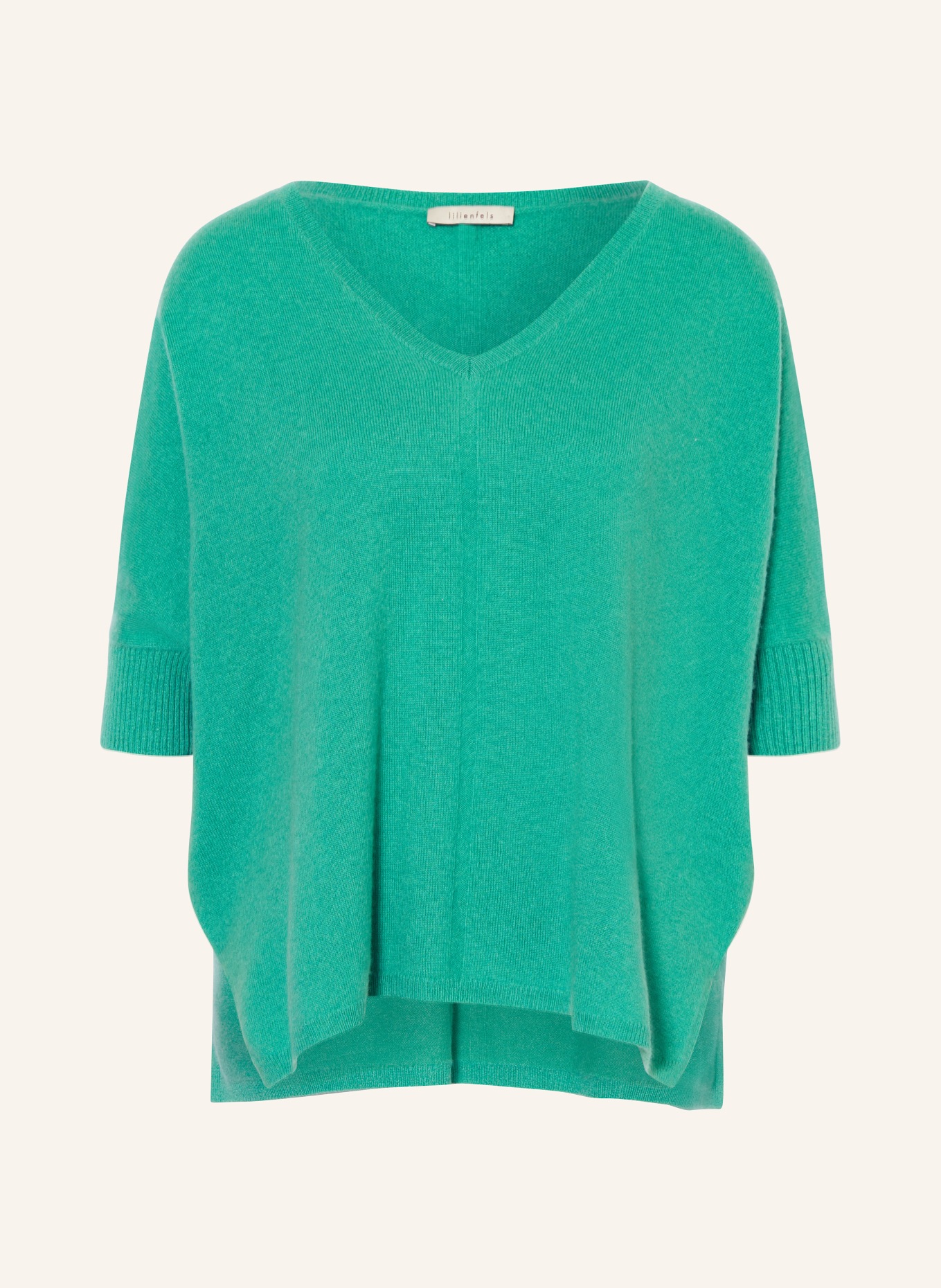 lilienfels Oversized-Pullover aus Cashmere, Farbe: GRÜN (Bild 1)