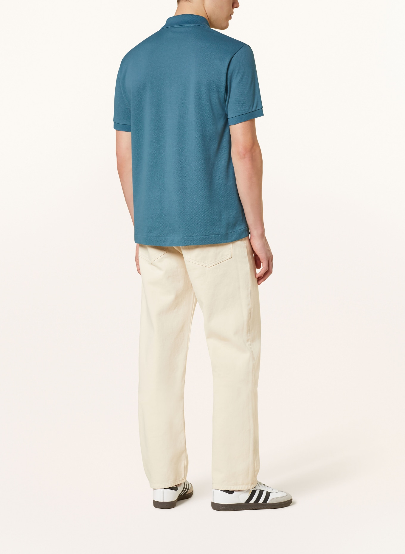 LACOSTE Piqué-Poloshirt Classic Fit, Farbe: PETROL (Bild 3)
