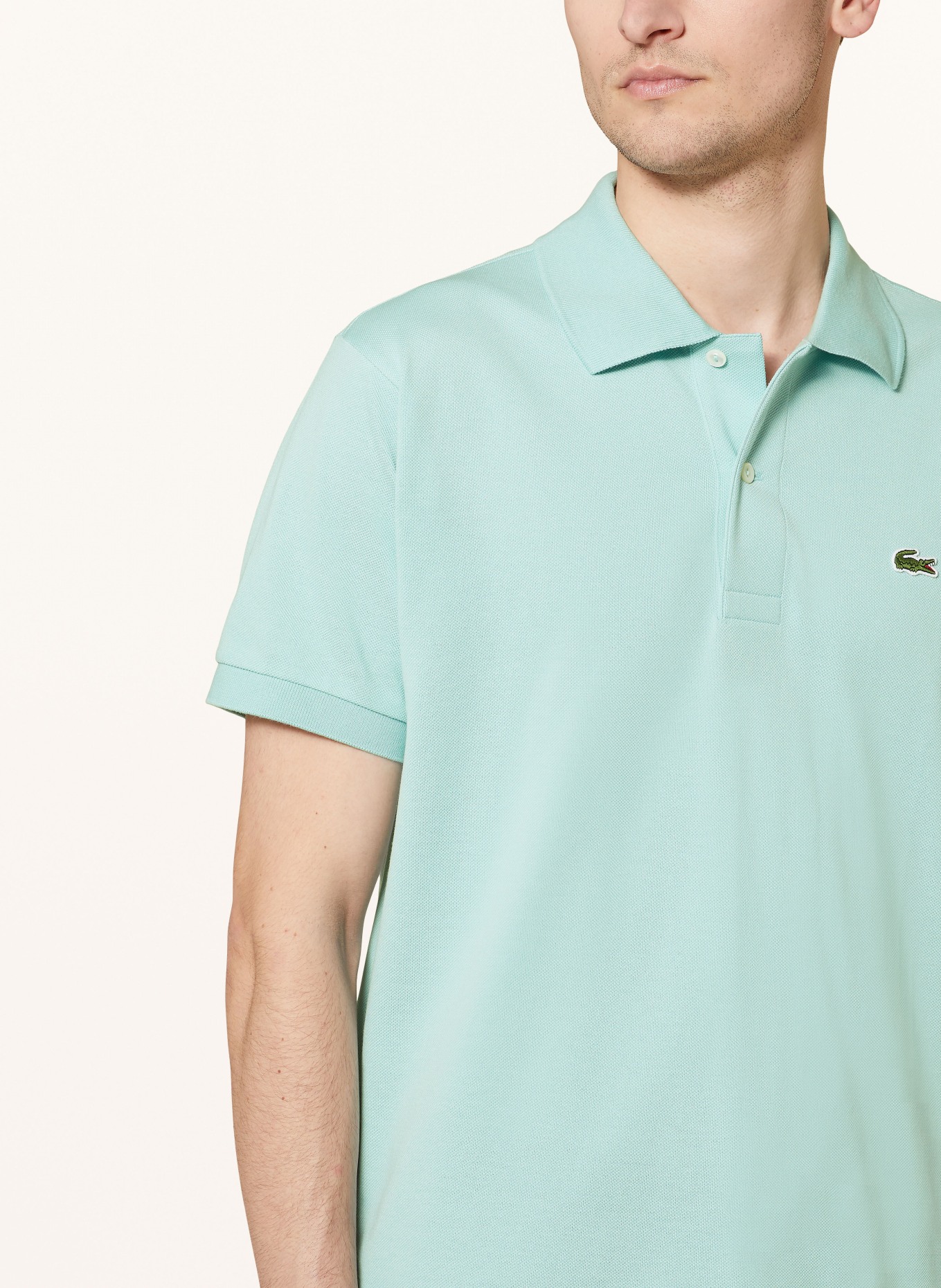 LACOSTE Piqué-Poloshirt Classic Fit, Farbe: MINT (Bild 4)