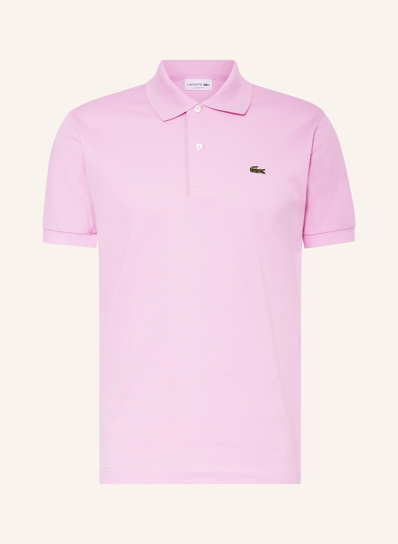 LACOSTE Piqué-Poloshirt Classic Fit, Farbe: ROSA (Bild 1)