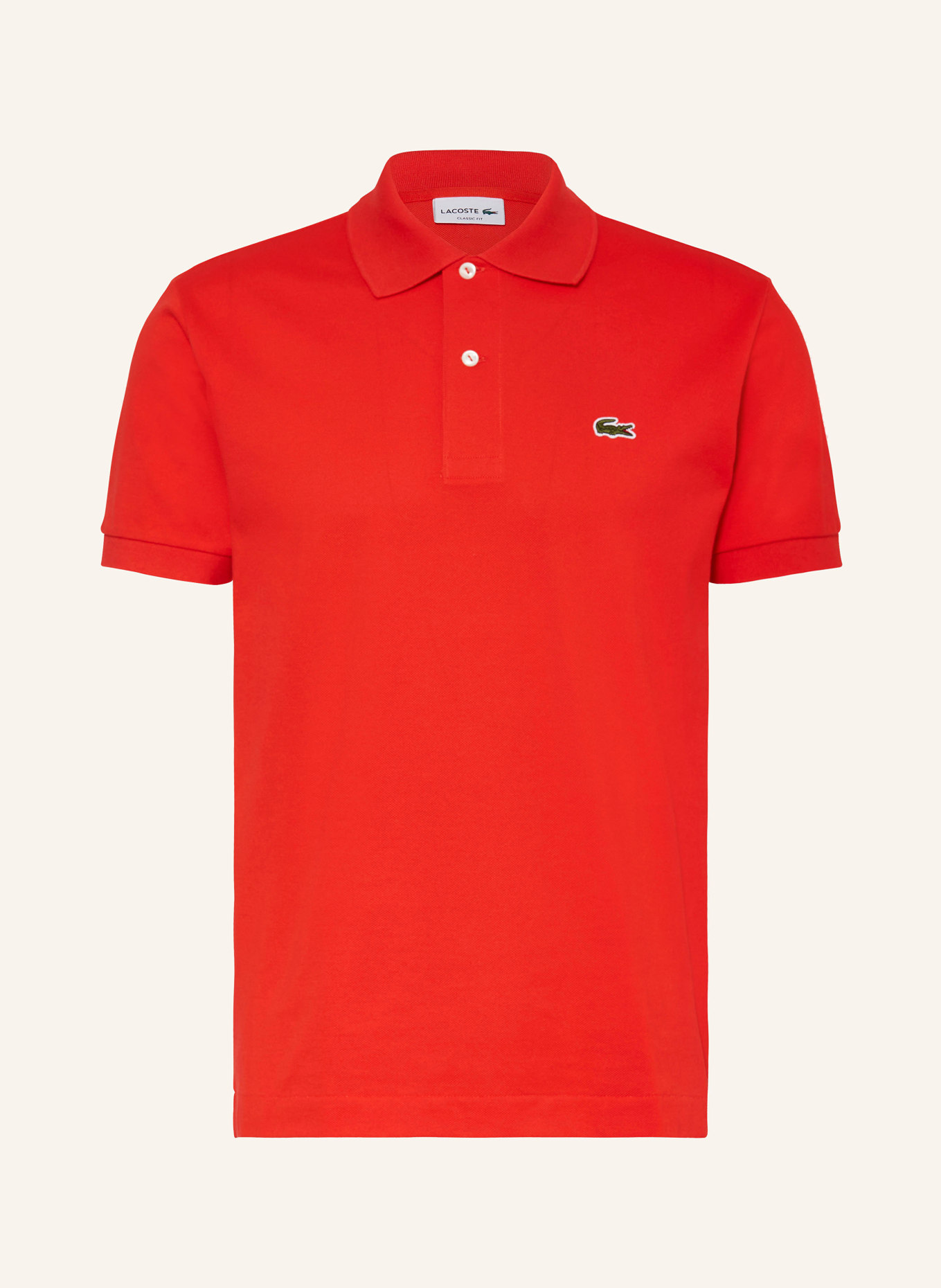 LACOSTE Piqué-Poloshirt Classic Fit, Farbe: ROT (Bild 1)