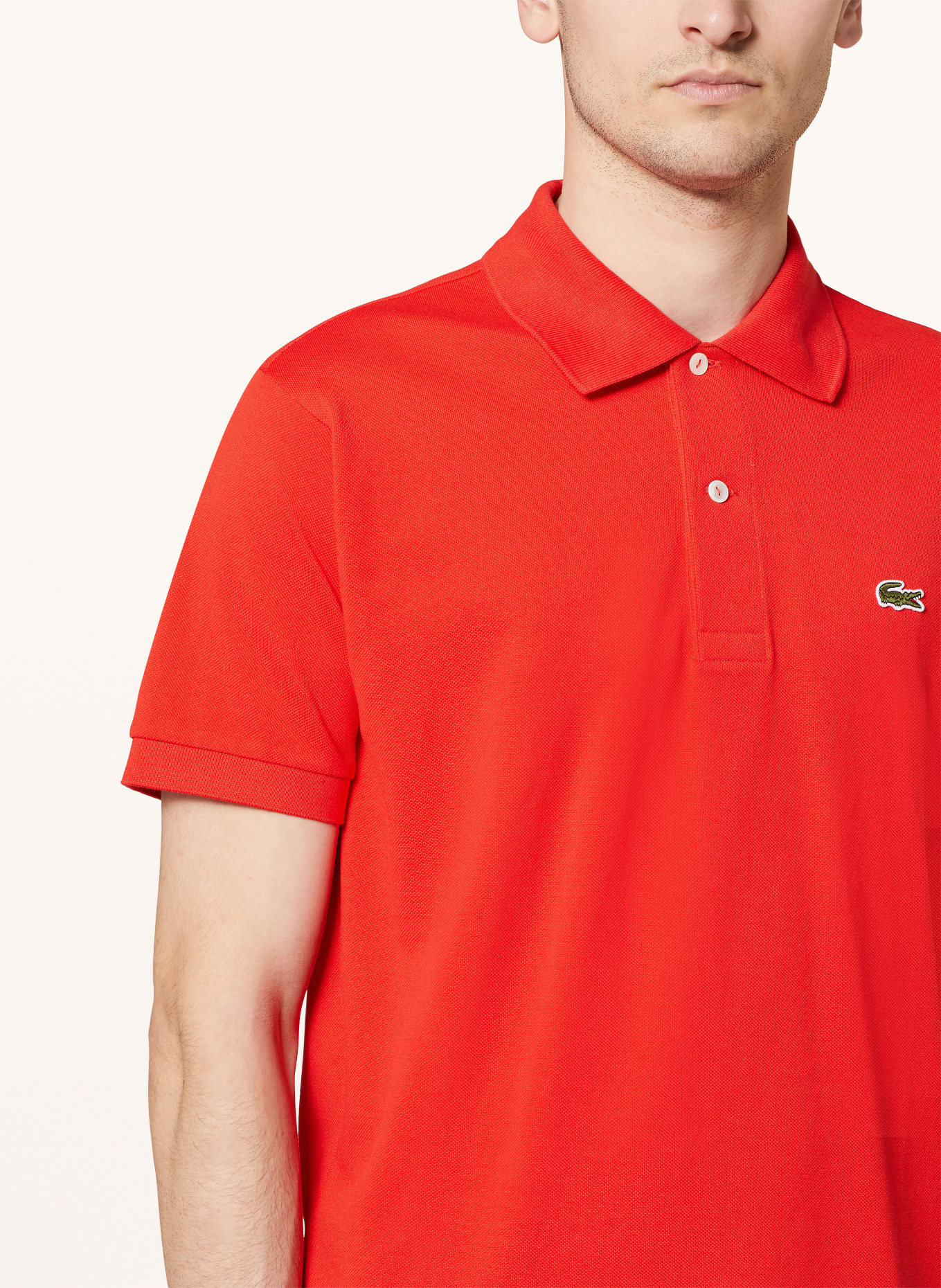 LACOSTE Piqué-Poloshirt Classic Fit, Farbe: ROT (Bild 4)