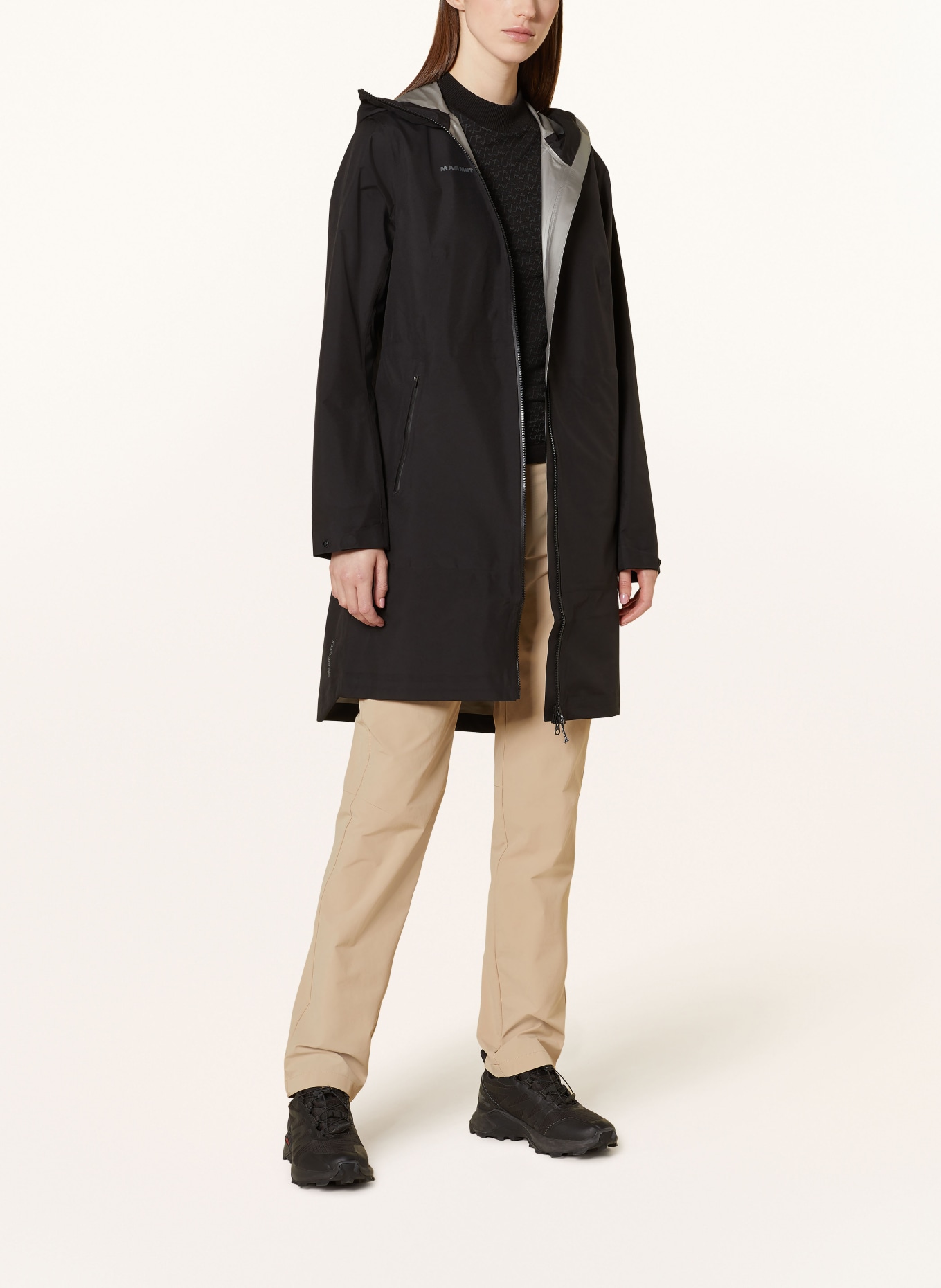 MAMMUT Raincoat SEON PAC , Color: BLACK (Image 2)