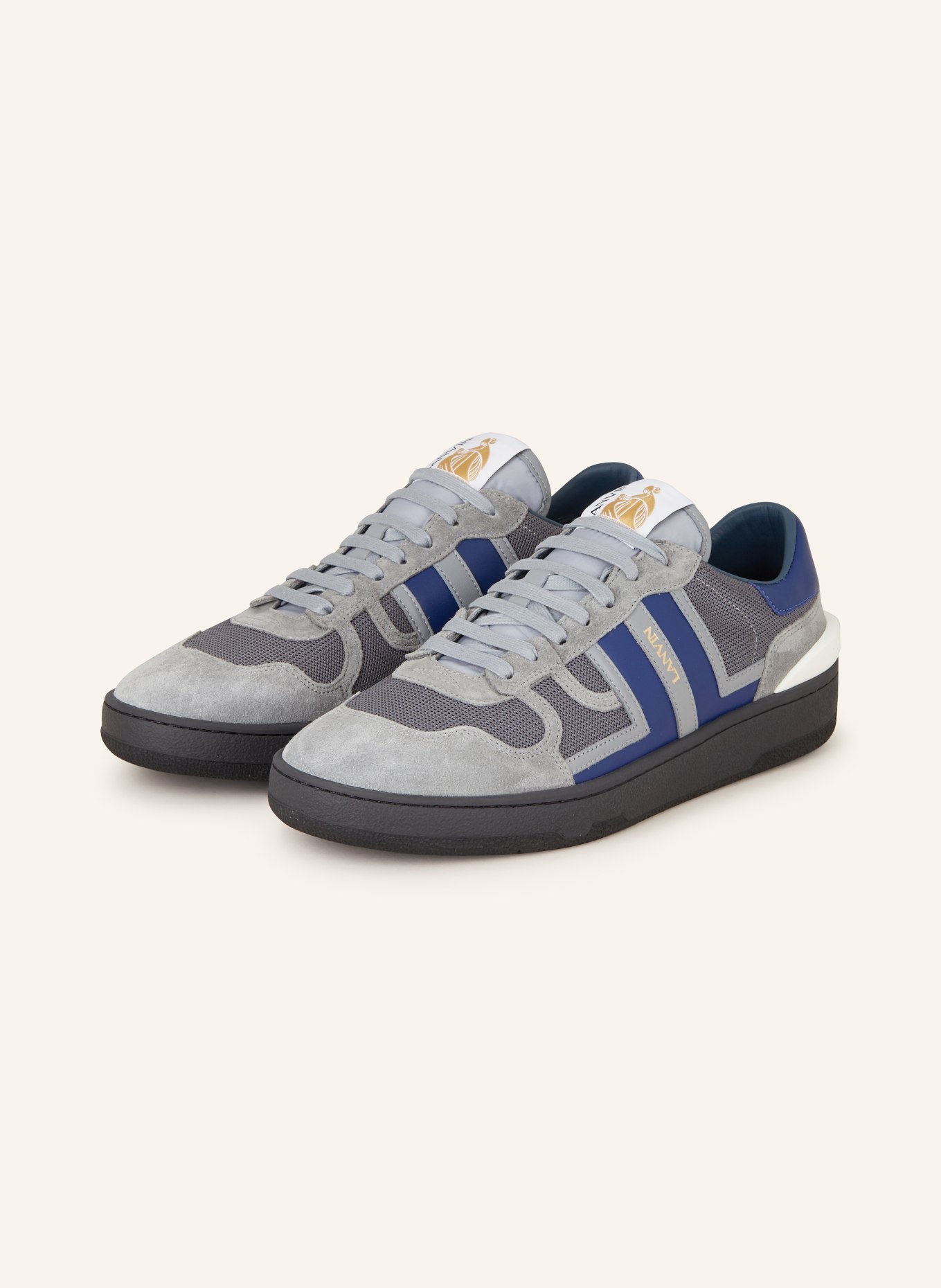LANVIN Sneakers CLAY, Color: BLUE/ LIGHT BLUE (Image 1)