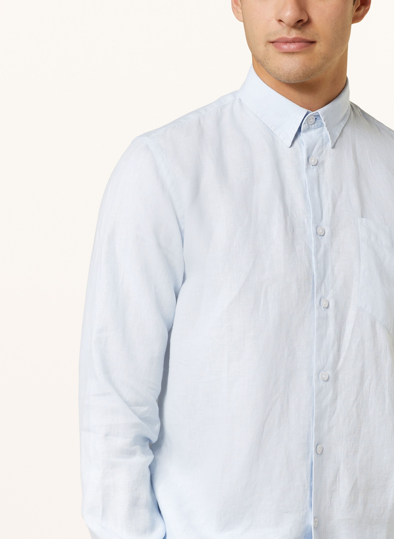 VILEBREQUIN Leinenhemd Slim Fit, Farbe: HELLBLAU (Bild 4)
