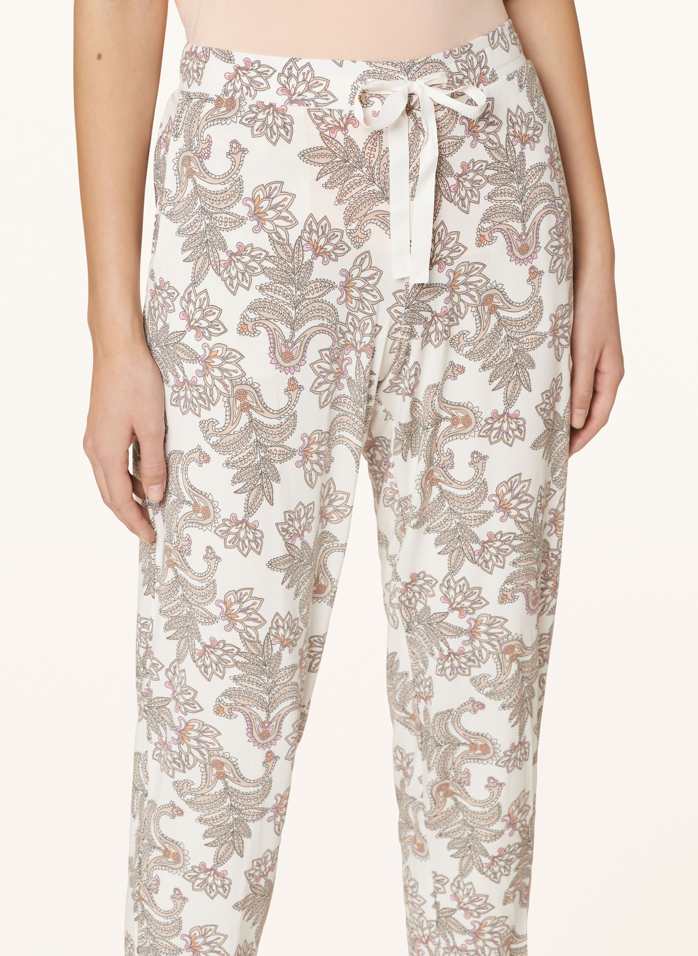SCHIESSER Lounge pants MIX+RELAX, Color: CREAM/ BEIGE (Image 5)