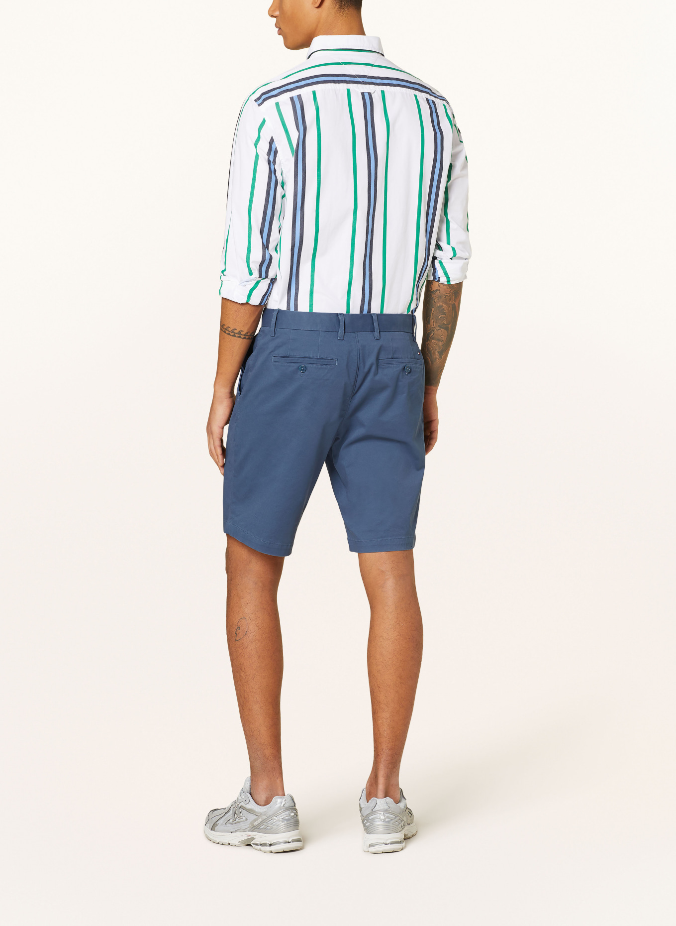 TOMMY HILFIGER Chinoshorts HARLEM Relaxed Tapered Fit, Farbe: BLAU (Bild 3)