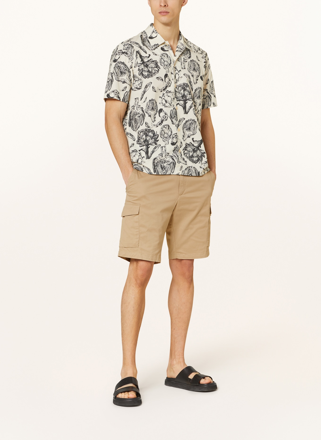 TOMMY HILFIGER Cargo shorts HARLEM relaxed tapered fit, Color: BEIGE (Image 2)
