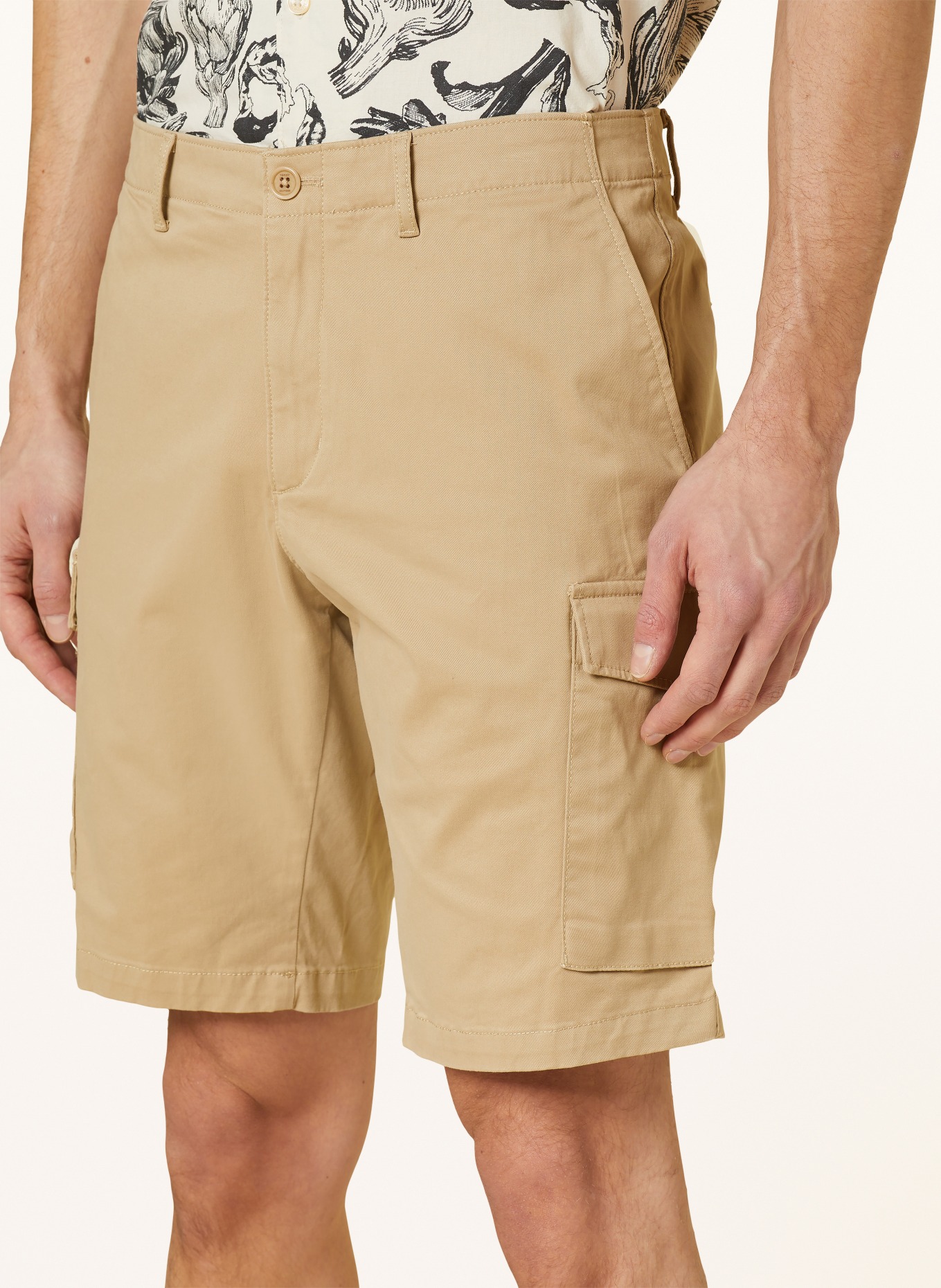 TOMMY HILFIGER Cargoshorts HARLEM Relaxed Tapered Fit, Farbe: BEIGE (Bild 5)