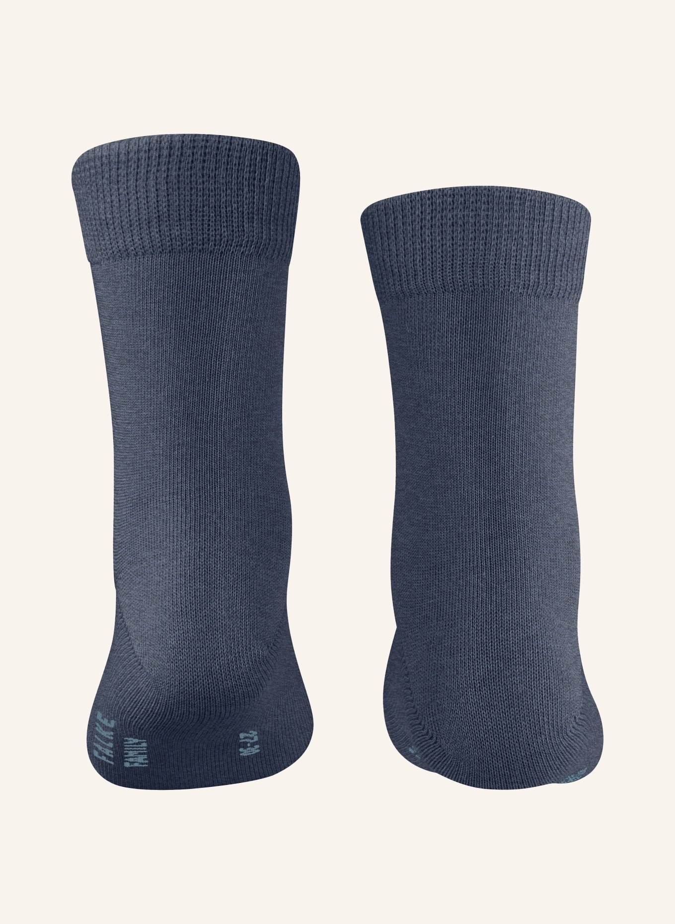 FALKE Socken FAMILY: 6688 DARK BLUE MEL.