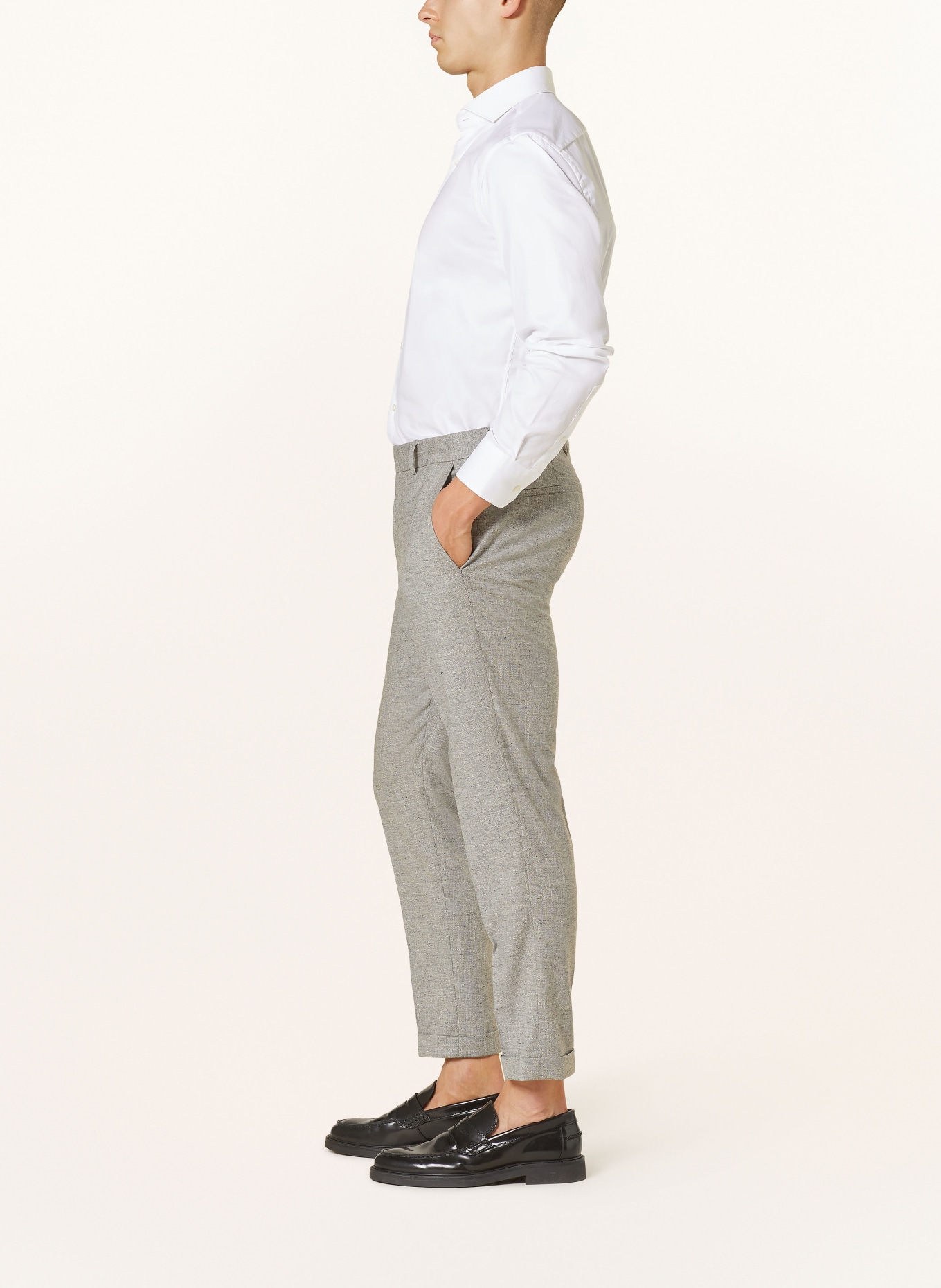 STRELLSON Suit trousers LUC3 relaxed fit, Color: 040 Silver                     040 (Image 5)