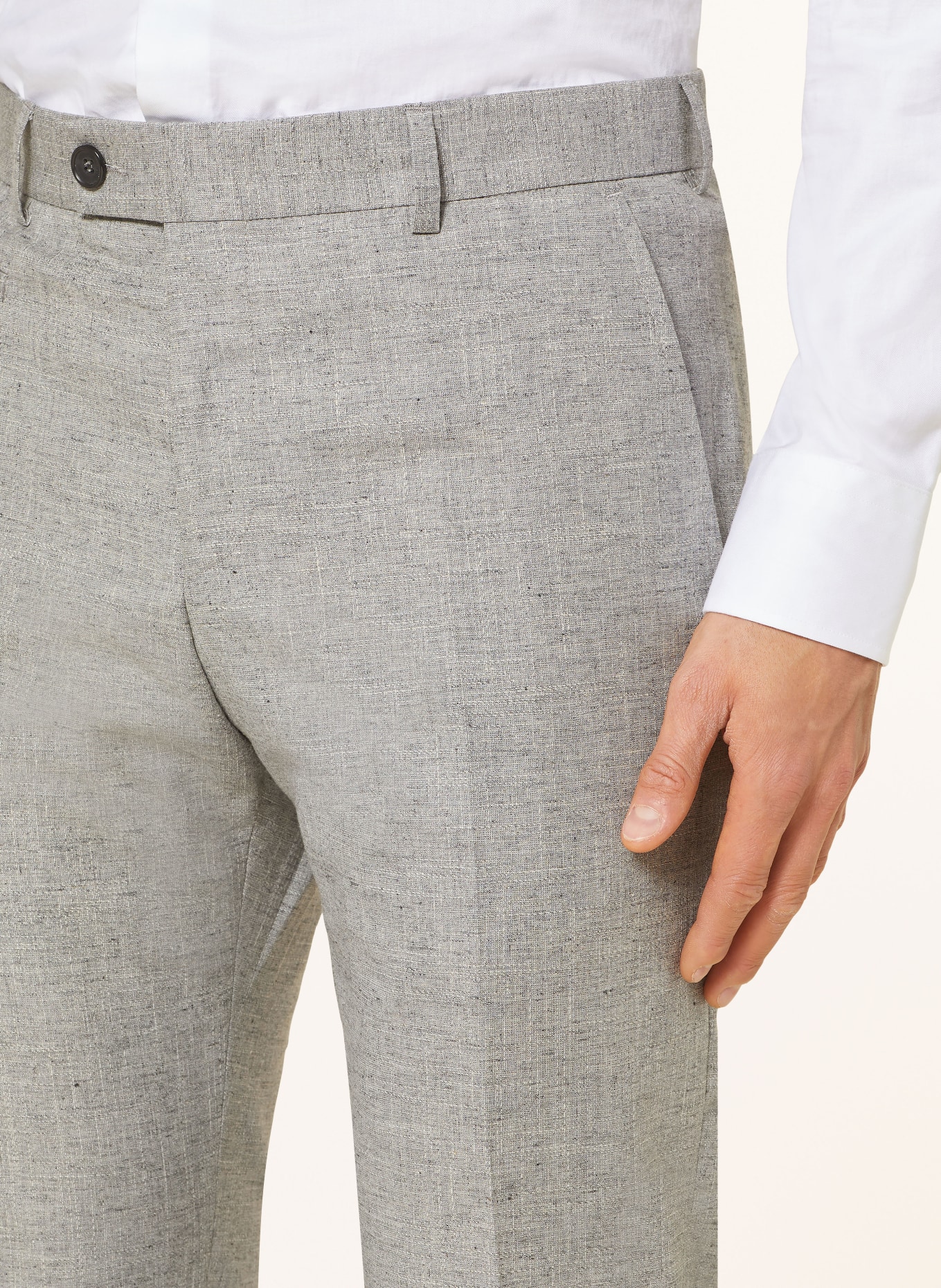 STRELLSON Suit trousers LUC3 relaxed fit, Color: 040 Silver                     040 (Image 6)