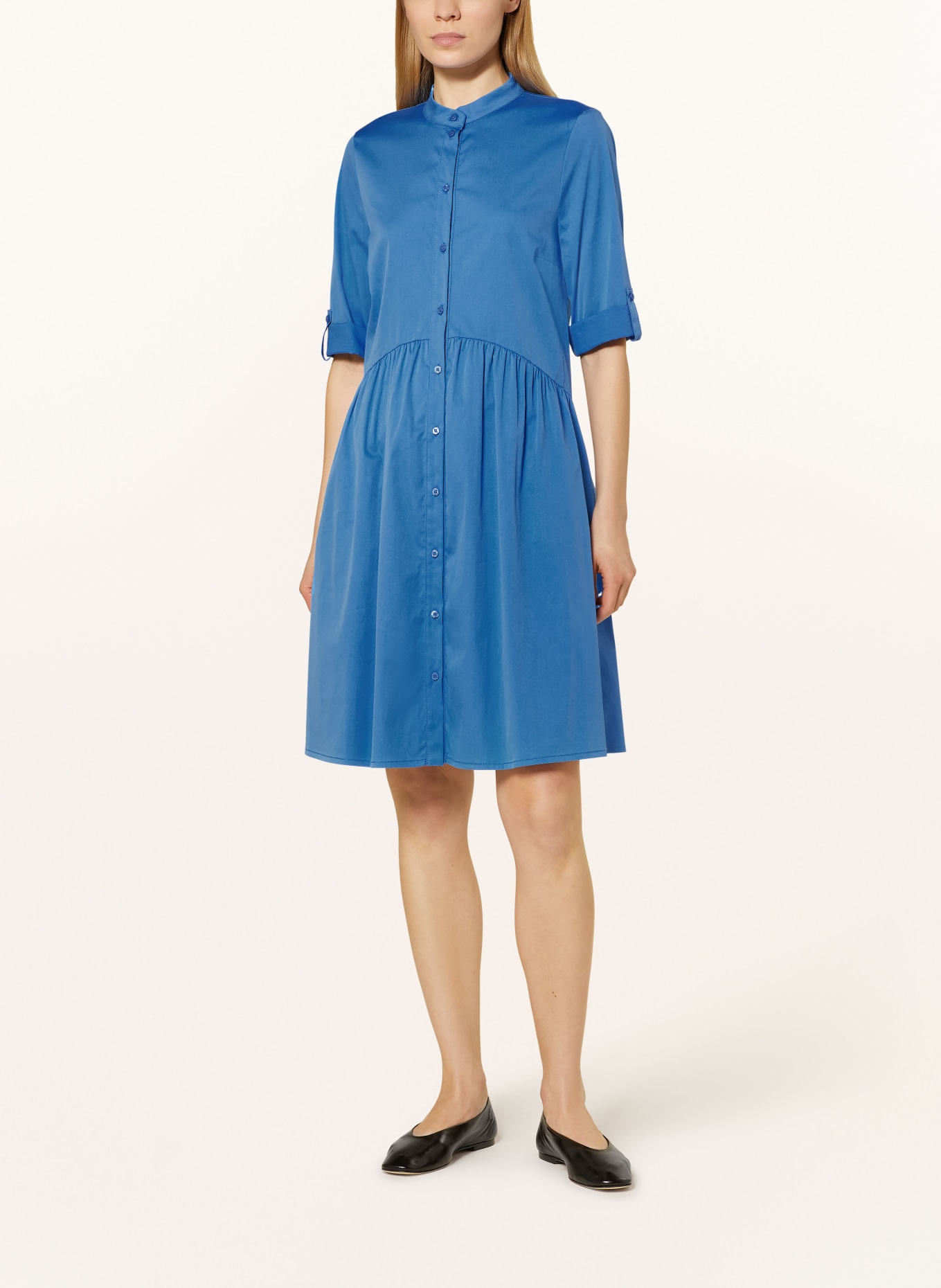 ROBE LÉGÈRE Shirt dress with 3/4 sleeves , Color: 8119 Summer Blue (Image 2)