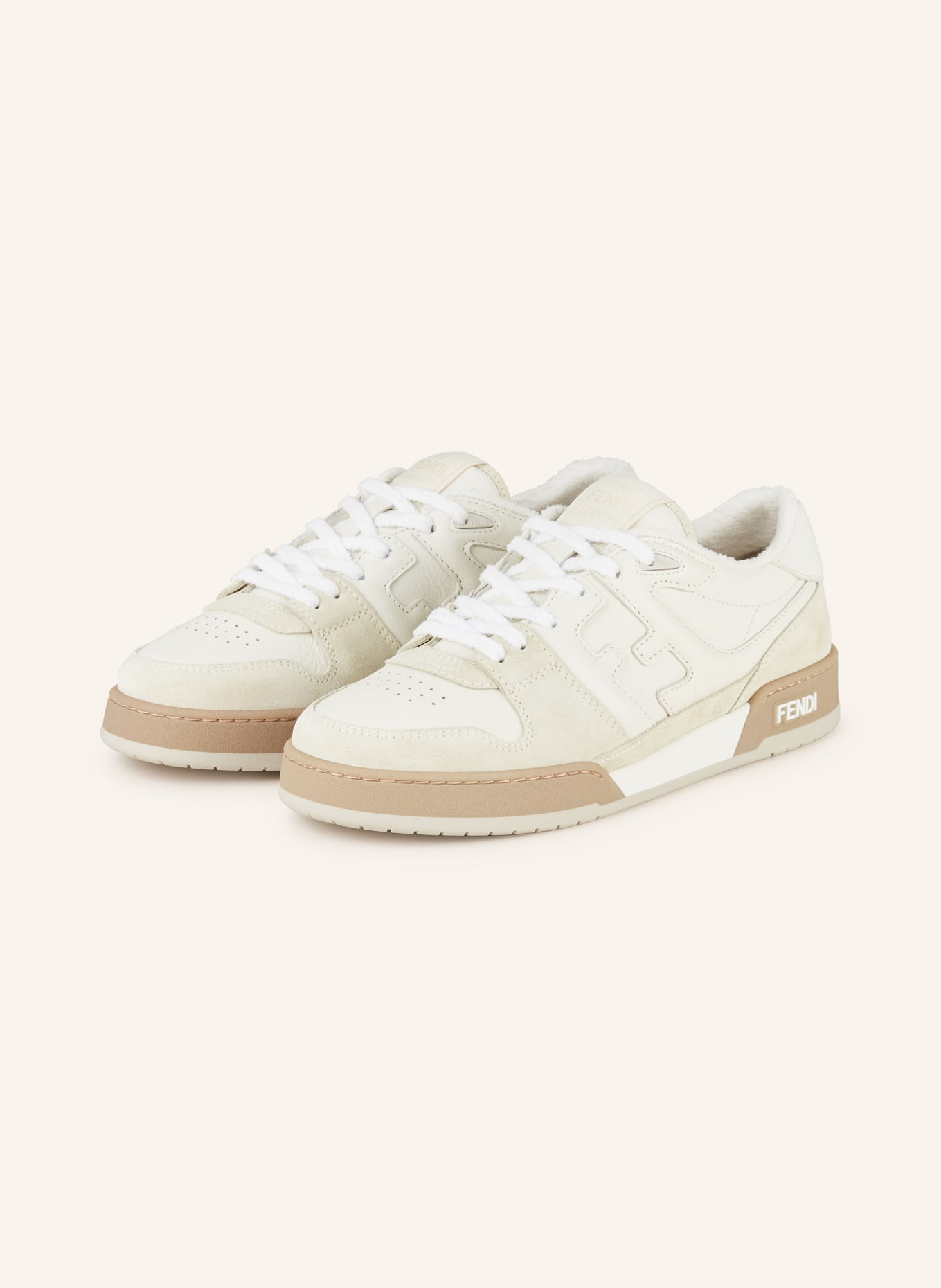 FENDI Sneakers, Color: WHITE/ CREAM (Image 1)