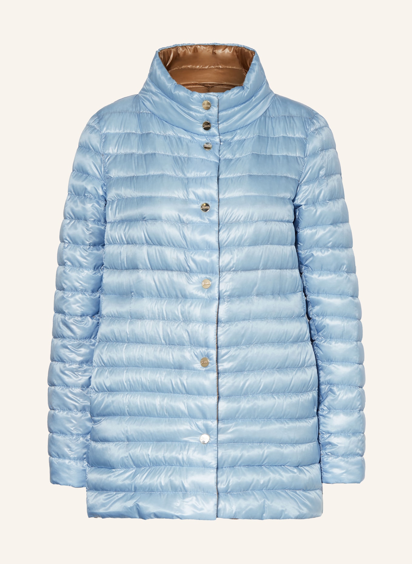 HERNO Lightweight down jacket, reversible, Color: LIGHT BLUE (Image 1)