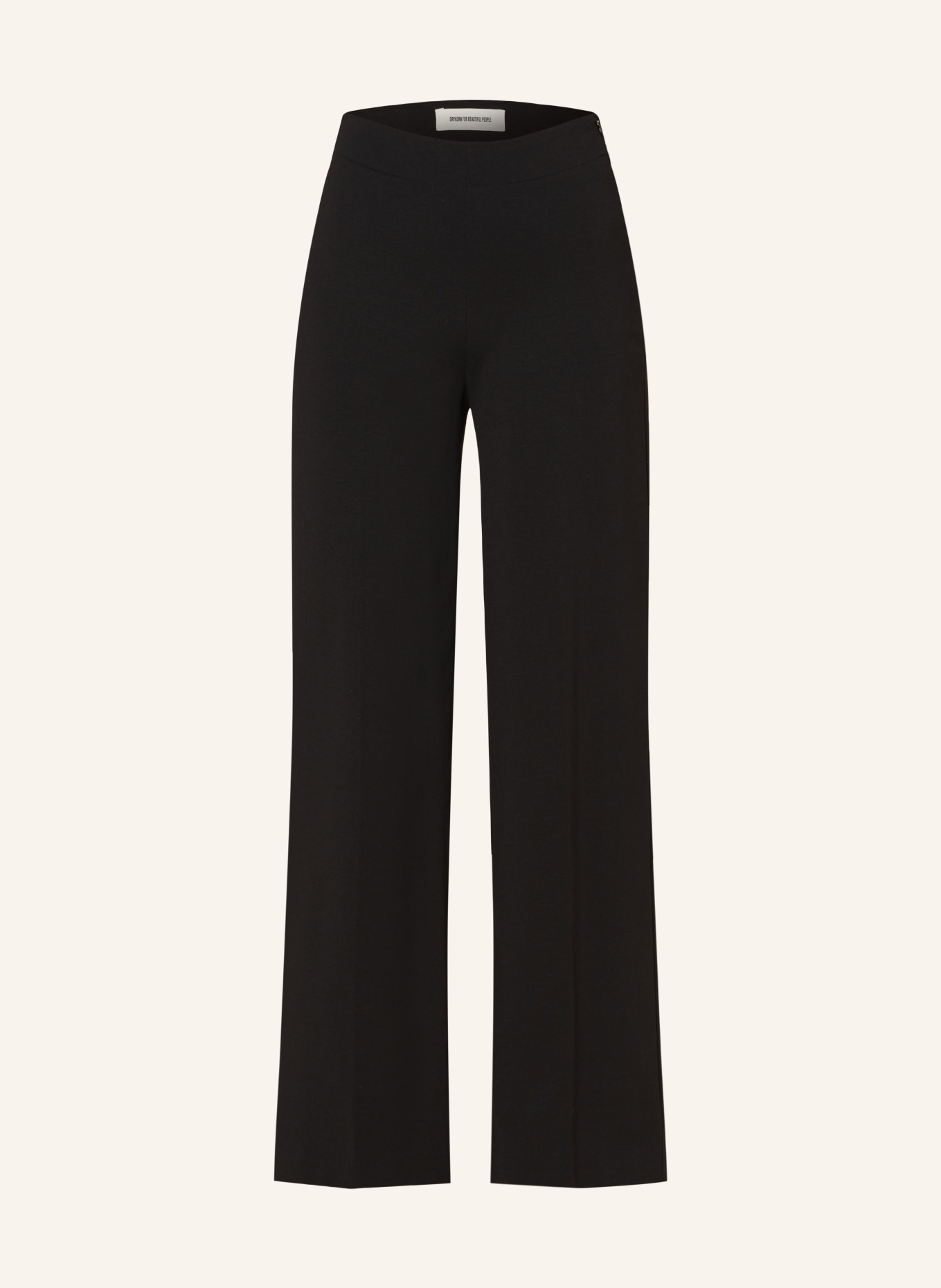 DRYKORN Wide leg trousers BEFORE, Color: BLACK (Image 1)