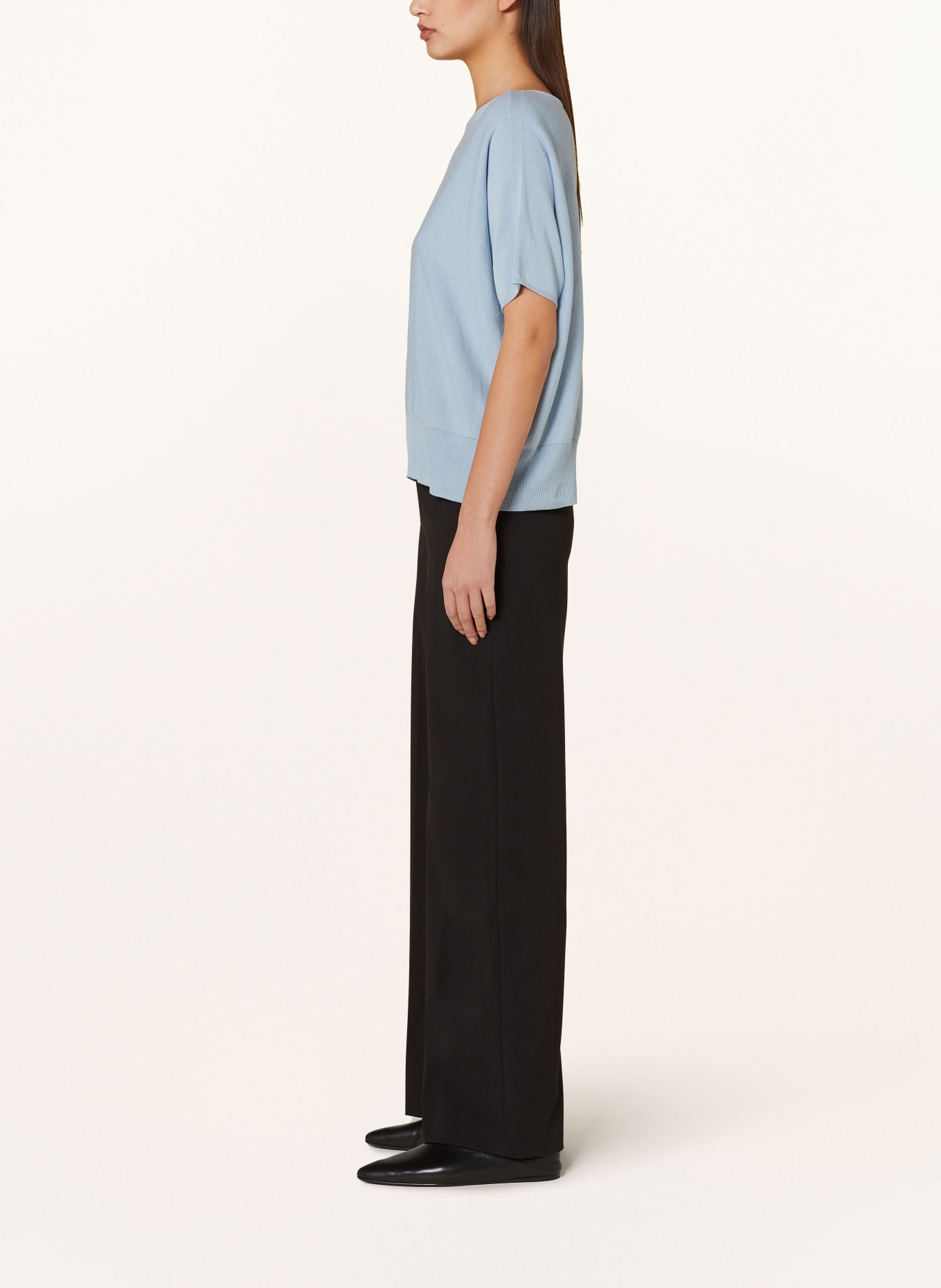 DRYKORN Wide leg trousers BEFORE, Color: BLACK (Image 4)