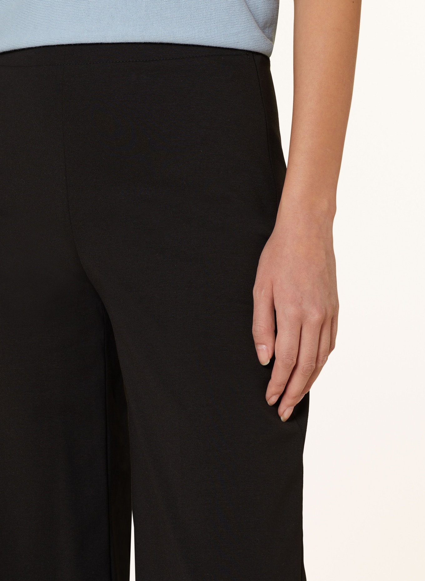 DRYKORN Wide leg trousers BEFORE, Color: BLACK (Image 5)