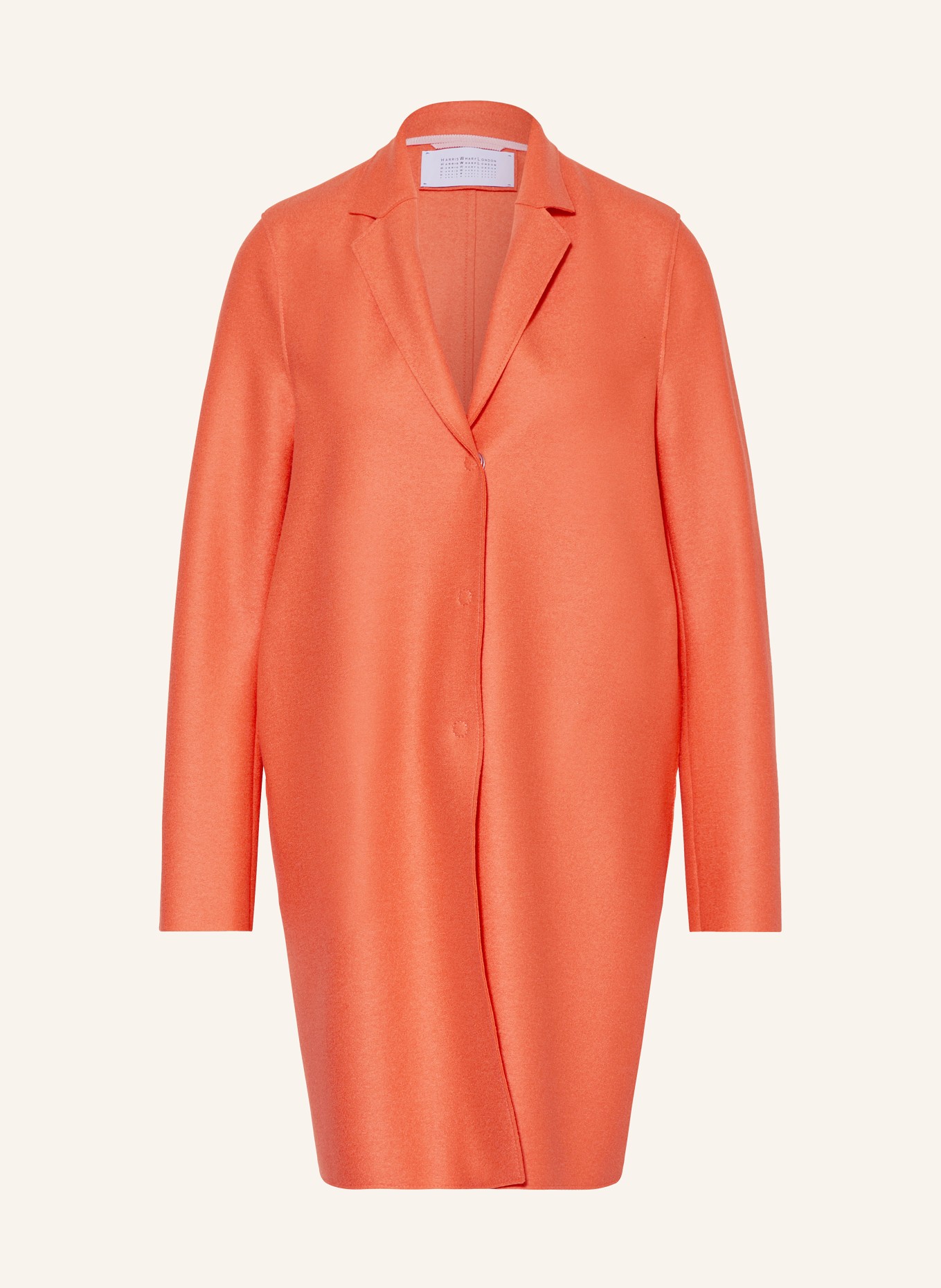 HARRIS WHARF LONDON Wool coat , Color: ORANGE (Image 1)