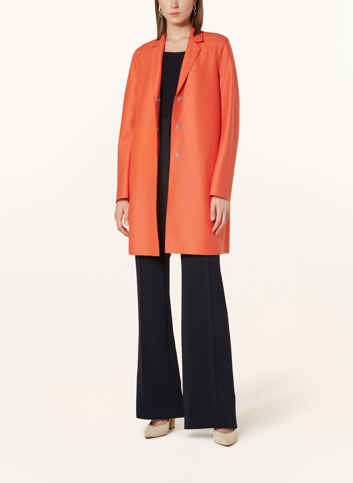 HARRIS WHARF LONDON Wool coat , Color: ORANGE (Image 2)