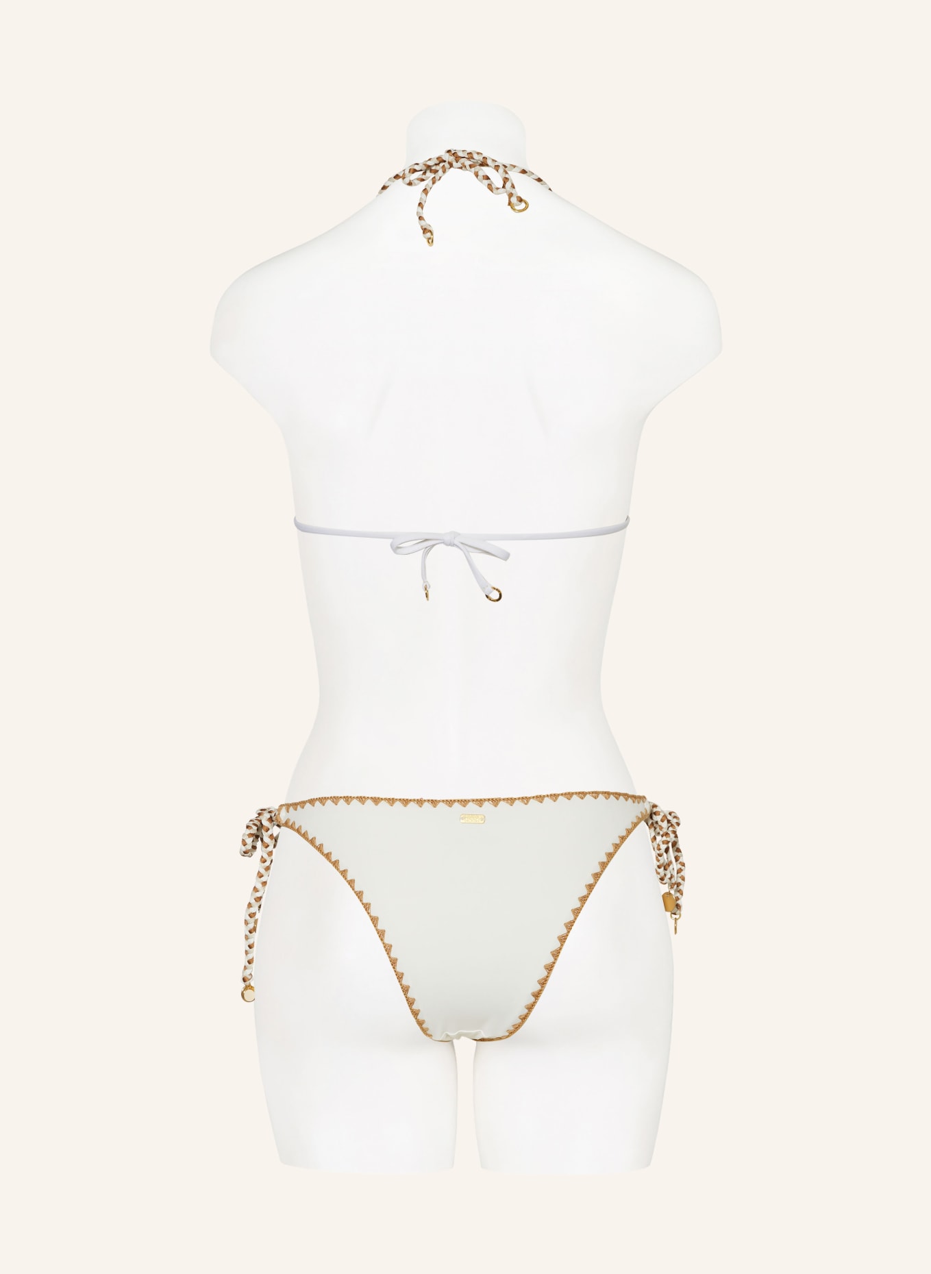 BANANA MOON COUTURE Triangel-Bikini-Top NAZCA BOSCO, Farbe: ECRU/ BEIGE (Bild 3)