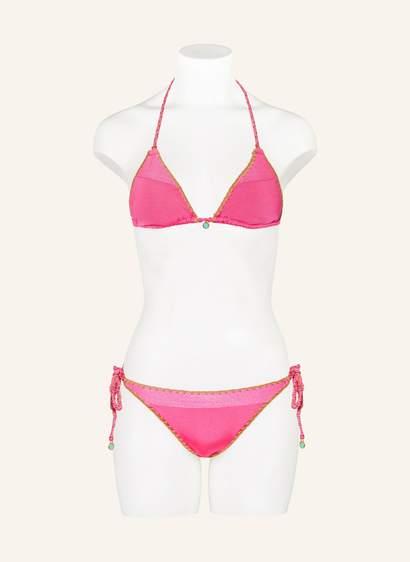 BANANA MOON COUTURE Triangel-Bikini-Top NAZCA BOSCO, Farbe: PINK (Bild 2)