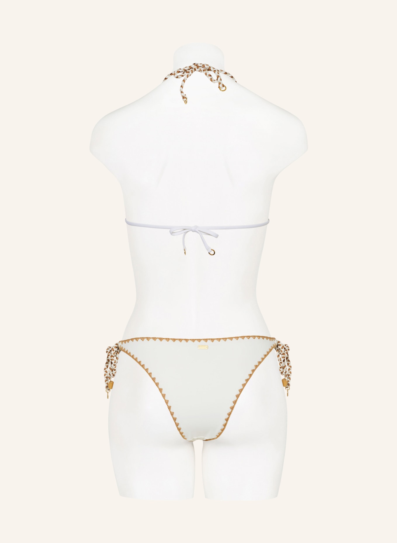 BANANA MOON COUTURE Triangel-Bikini-Hose NAZCA BLIKA, Farbe: ECRU/ BEIGE (Bild 3)