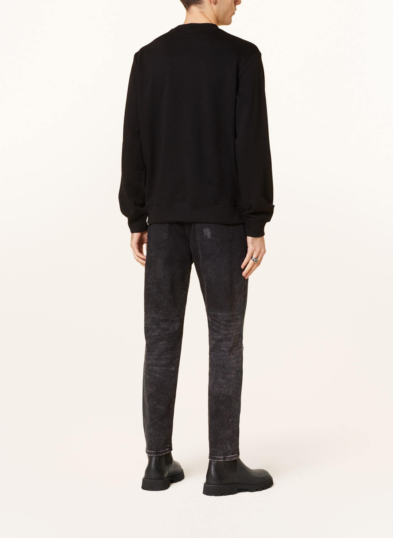 HUGO Sweatshirt DURAGOL, Color: BLACK (Image 3)