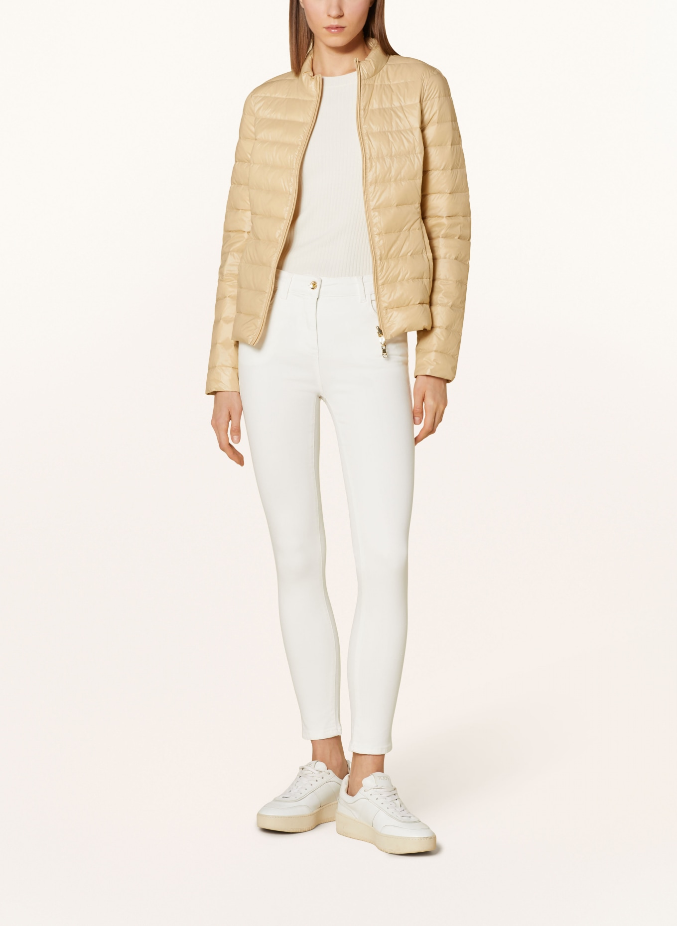 PATRIZIA PEPE Lightweight down jacket, reversible, Color: BEIGE (Image 2)