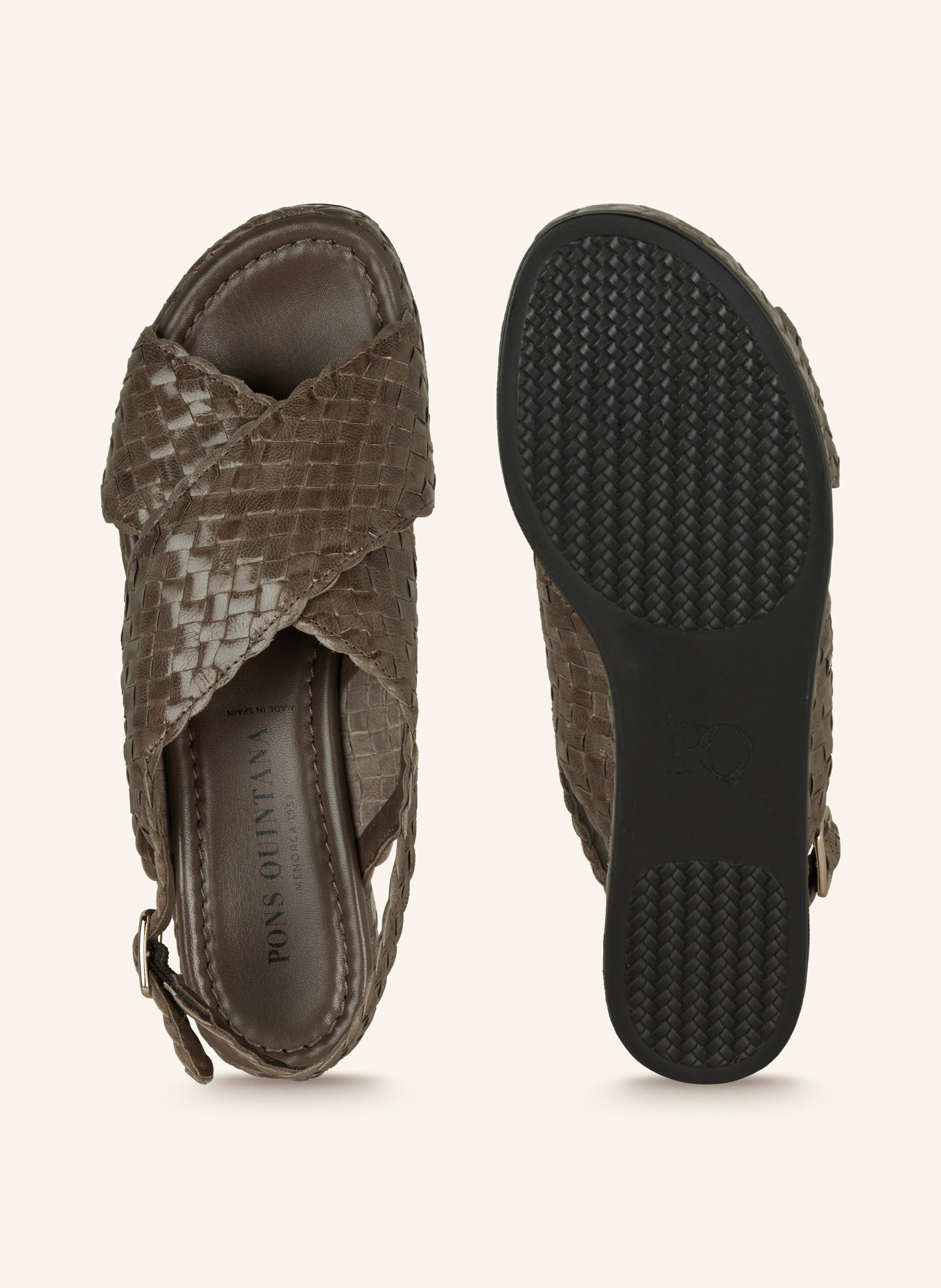 PONS QUINTANA Platform sandals FORLI, Color: GRAY (Image 5)