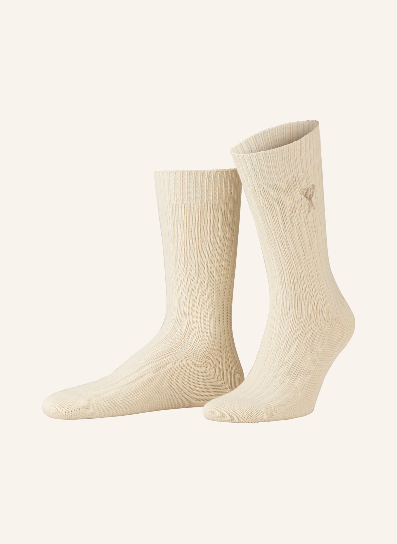 AMI PARIS Ponožky, Barva: 150 OFF WHITE (Obrázek 1)