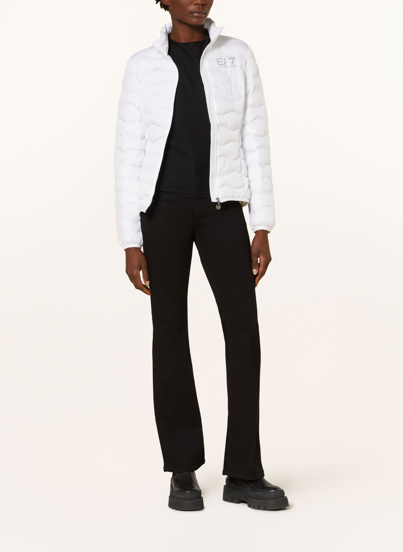 EA7 EMPORIO ARMANI Quilted jacket, Color: WHITE (Image 2)