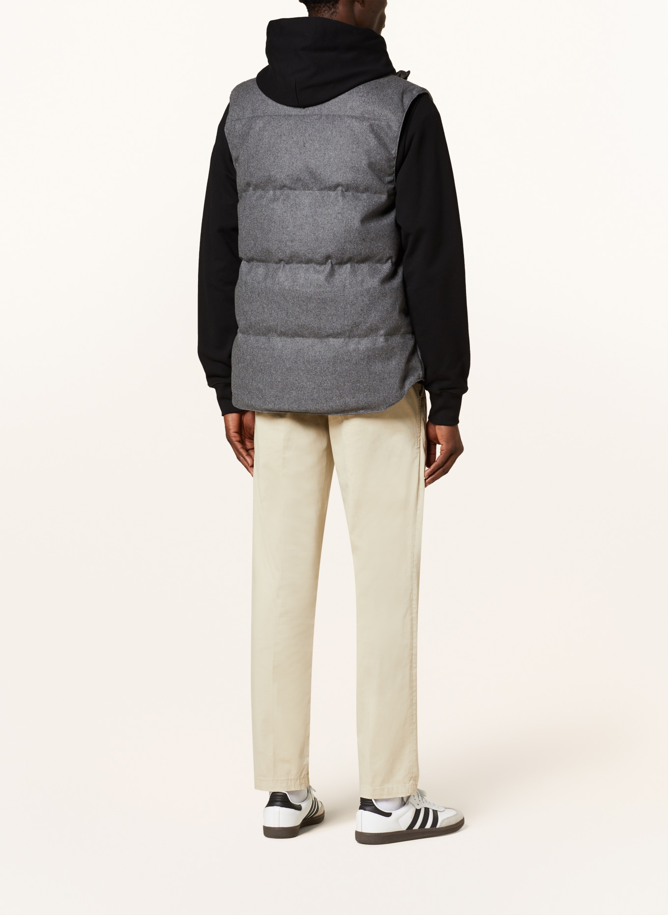 CANADA GOOSE Down vest GARSON, Color: DARK GRAY (Image 3)