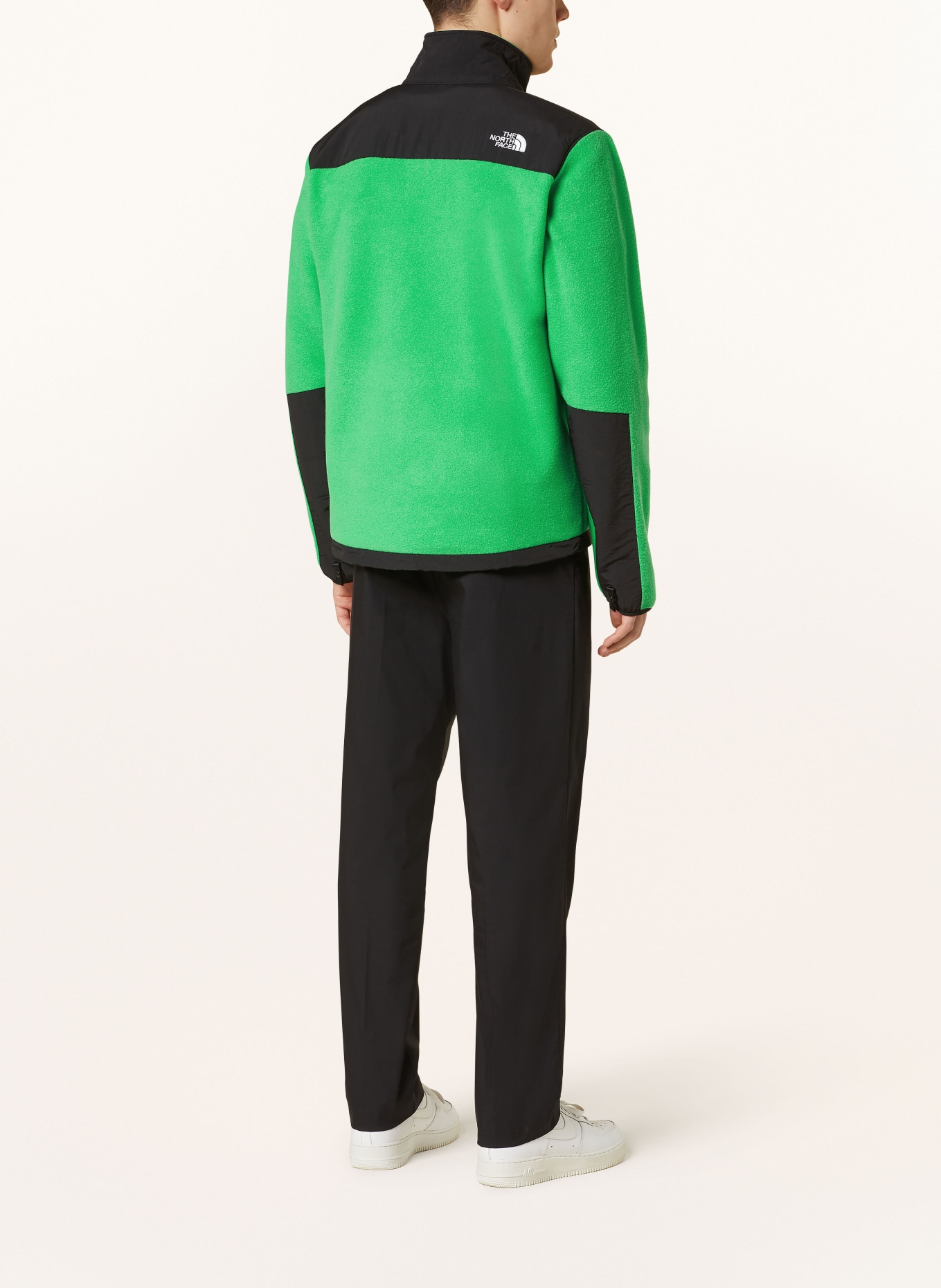 THE NORTH FACE Fleece jacket DENALI in mixed materials, Color: GREEN/ BLACK (Image 3)