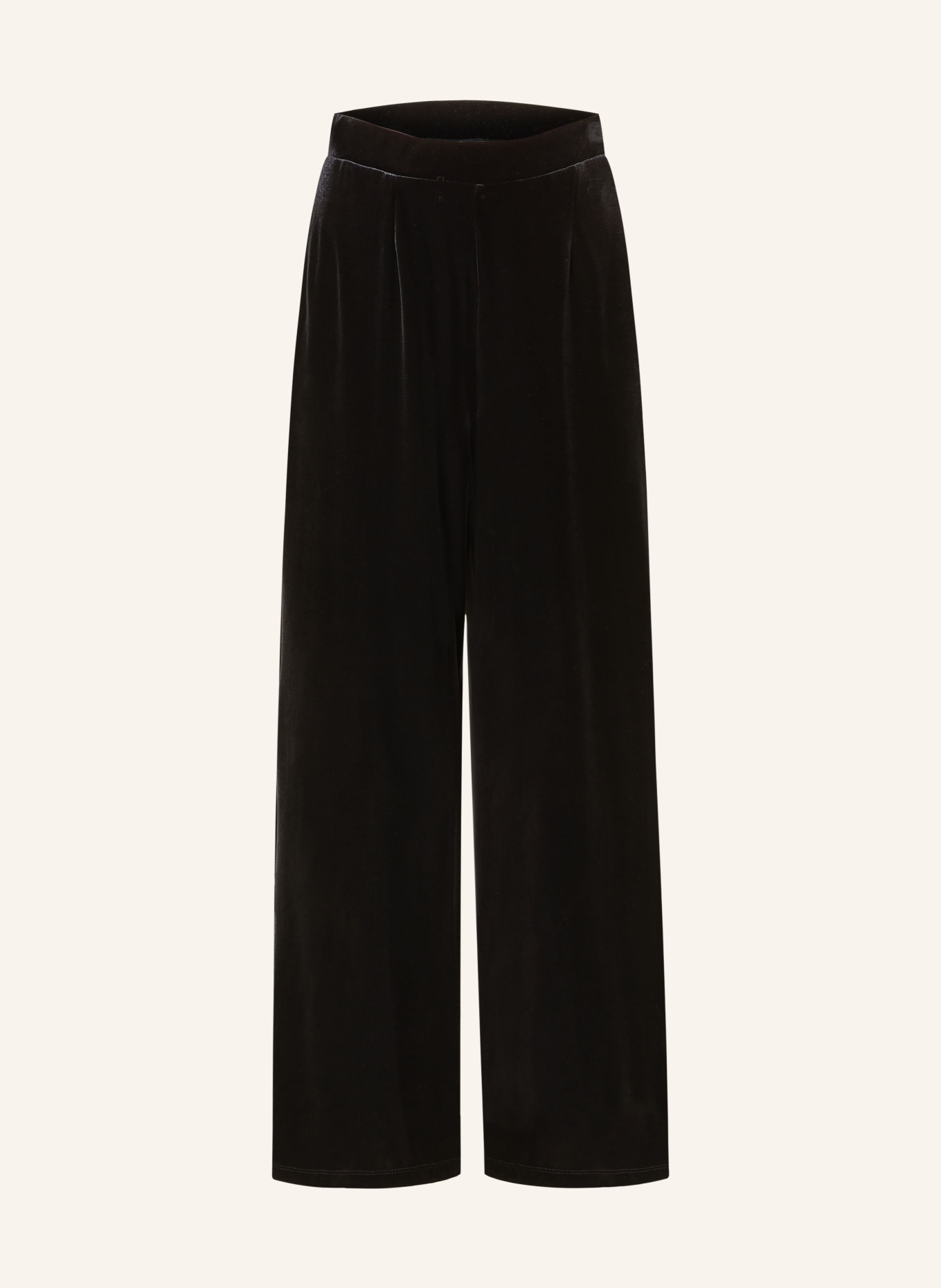 Phase Eight Velvet trousers FLORENTINE, Color: BLACK (Image 1)