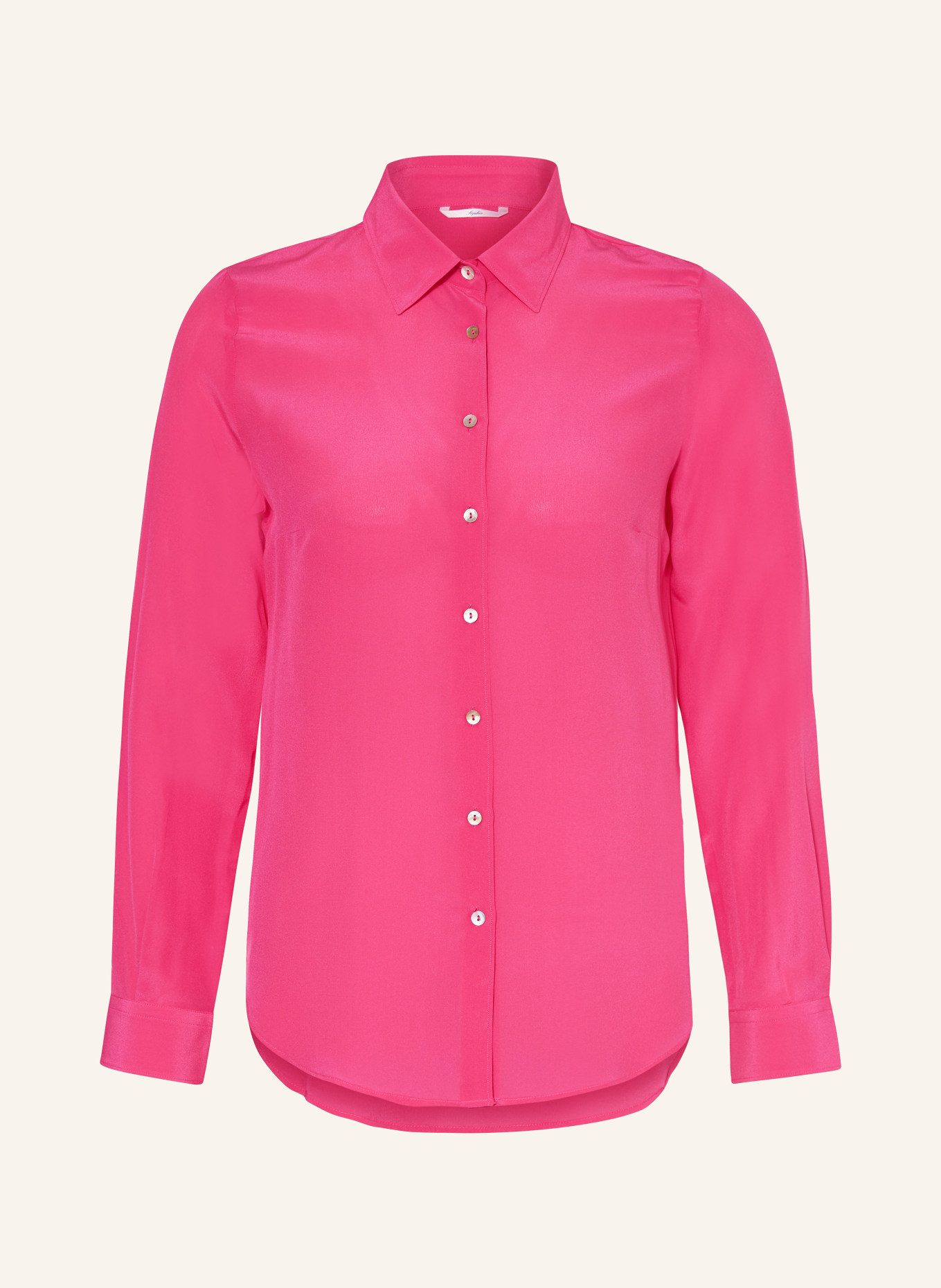 Sophie Shirt blouse MAGETTA in silk, Color: PINK (Image 1)