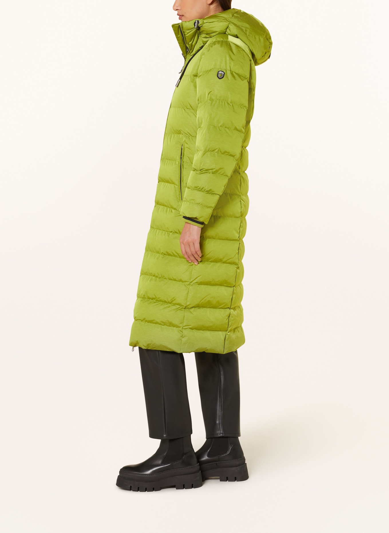 WELLENSTEYN Płaszcz pikowany CORDOBA LONG , Kolor: JASNOZIELONY (Obrazek 4)