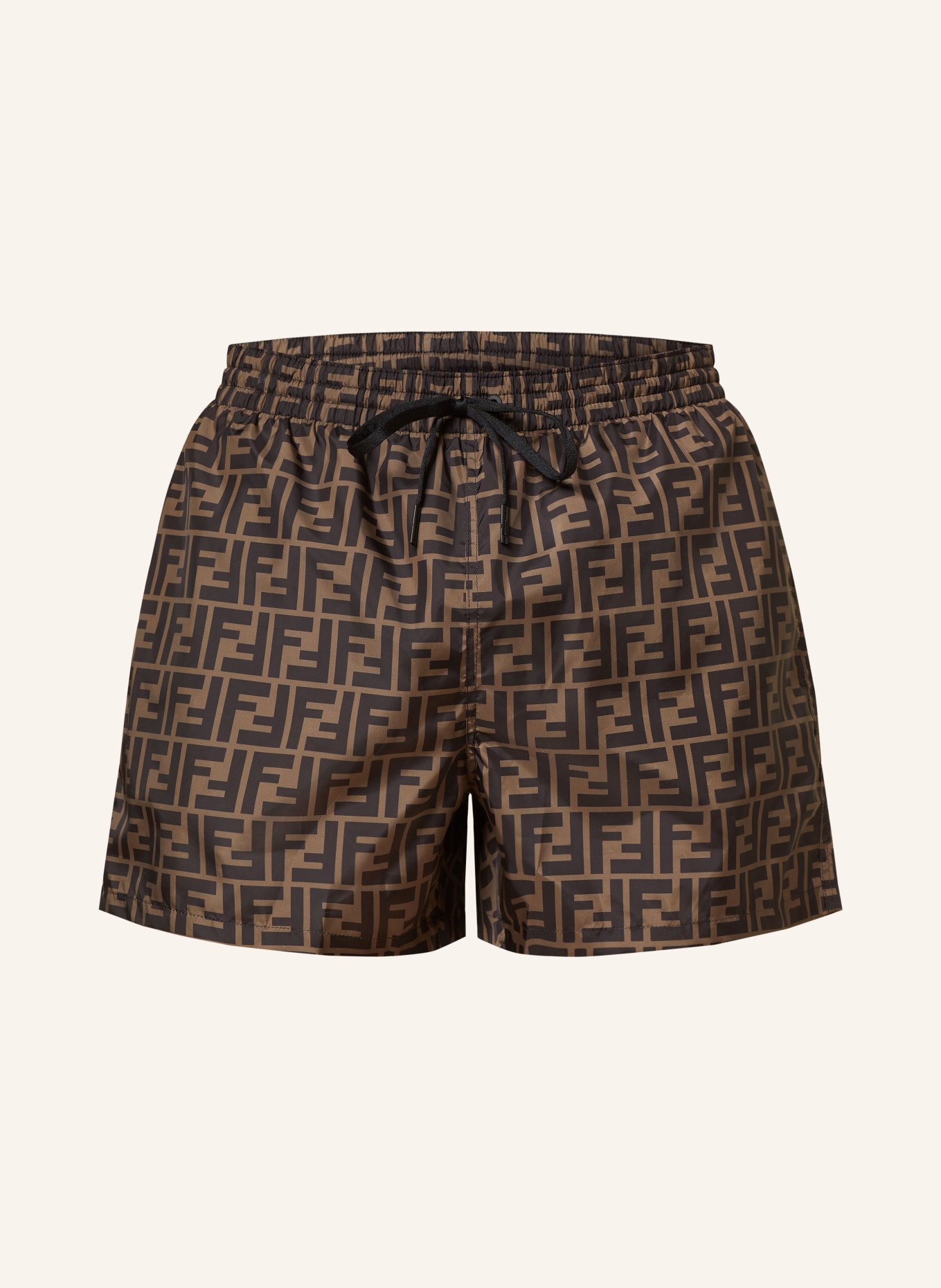 FENDI Swim shorts, Color: BLACK/ BROWN (Image 1)