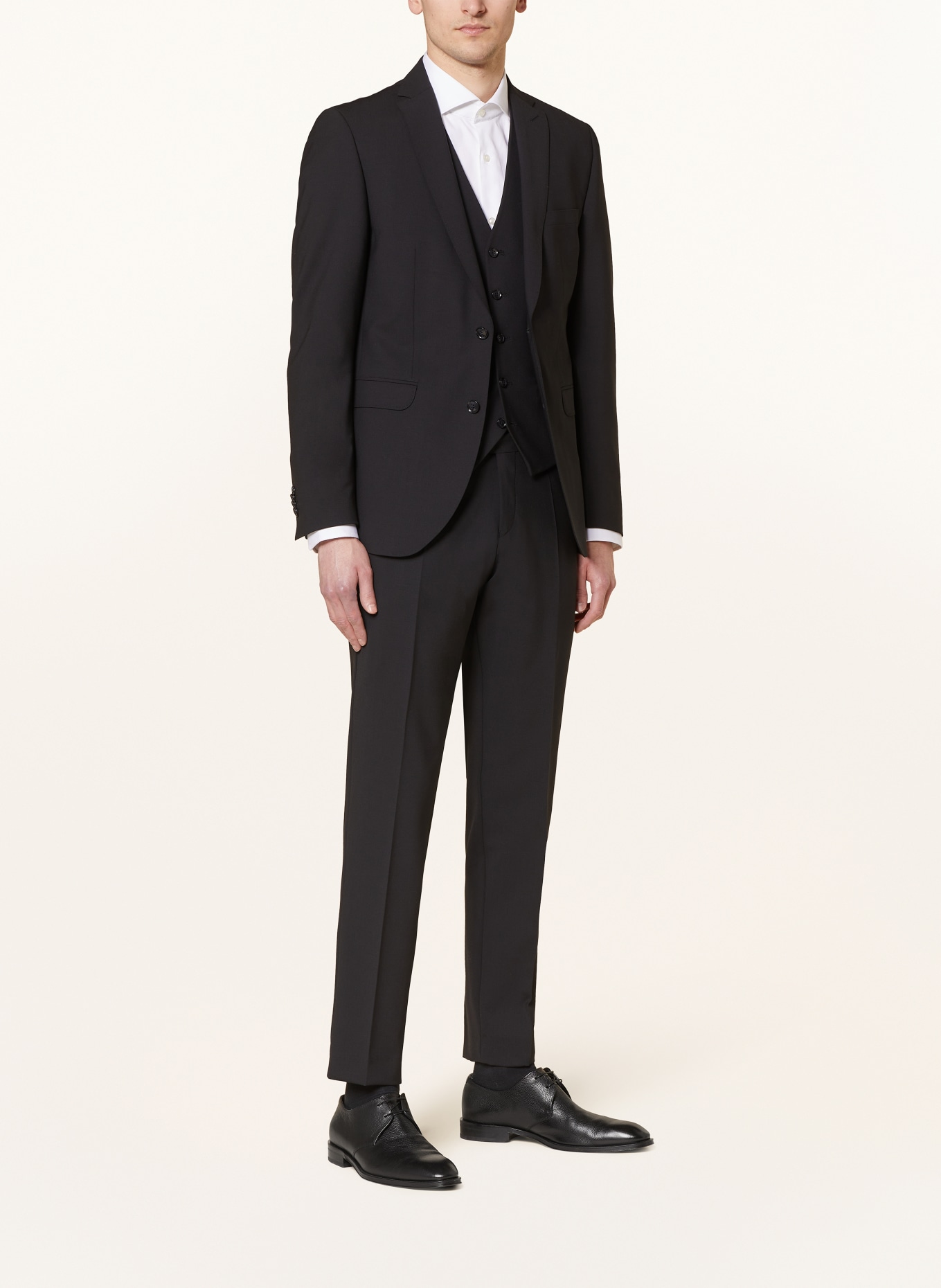 CG - CLUB of GENTS Suit jacket CADEN slim fit , Color: 90 SCHWARZ (Image 2)
