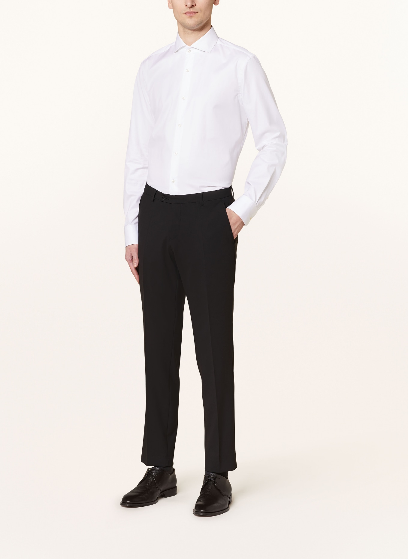 CG - CLUB of GENTS Suit trousers CEDRIC slim fit, Color: 90 SCHWARZ (Image 3)