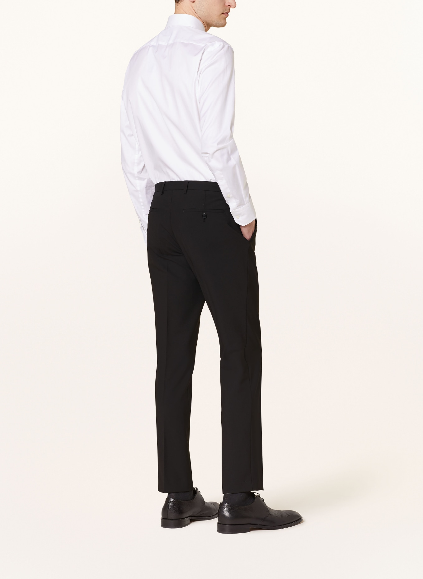 CG - CLUB of GENTS Suit trousers CEDRIC slim fit, Color: 90 SCHWARZ (Image 4)