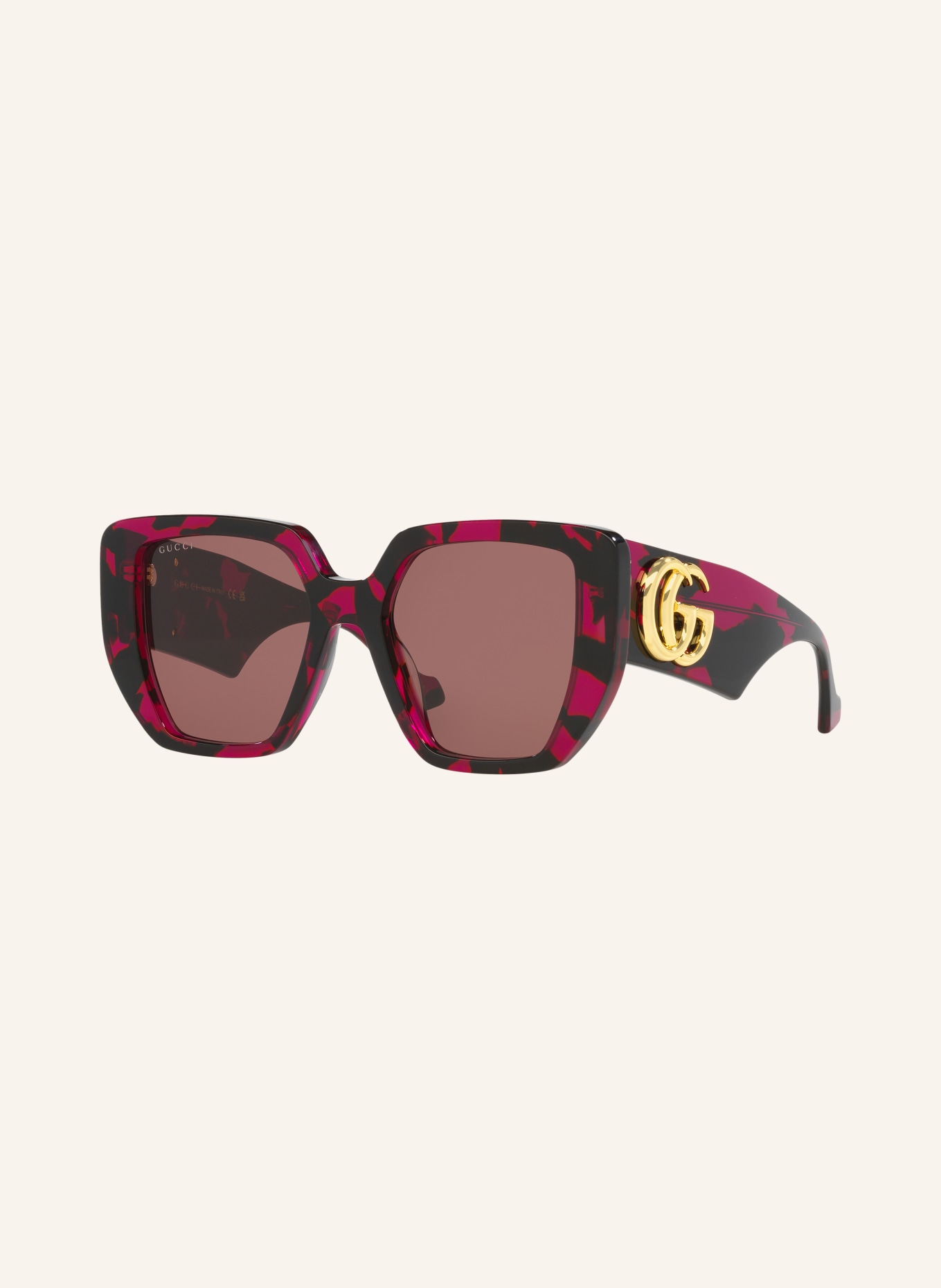 GUCCI Sunglasses GG0956S: 4400D1 - HAVANA/ BROWN