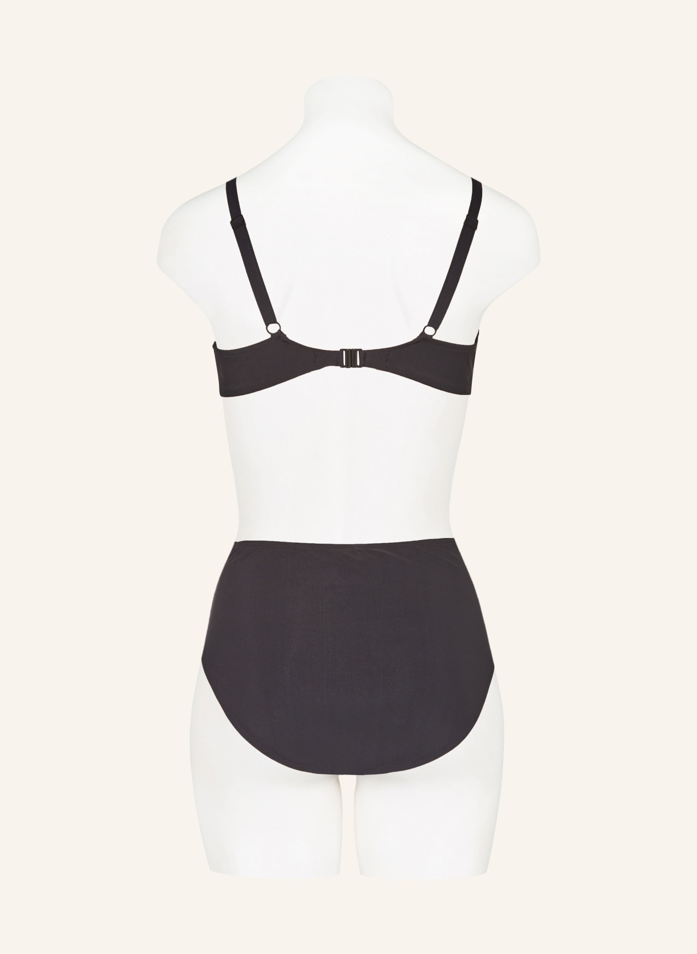 CHANTELLE Underwired bikini top EMBLEM, Color: BLACK (Image 3)