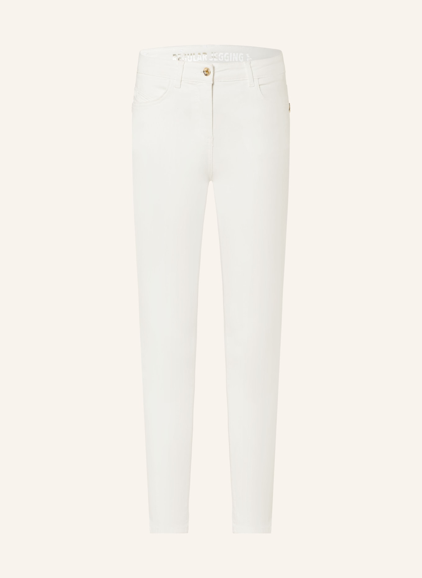 PATRIZIA PEPE 7/8 trousers, Color: WHITE (Image 1)