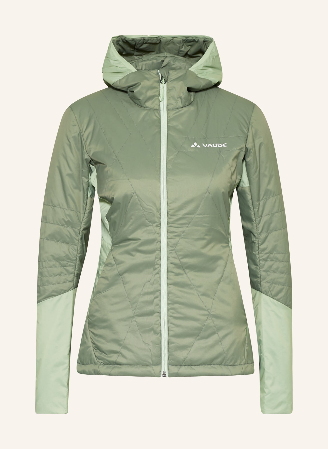 VAUDE Quilted jacket FRENEY V, Color: GREEN/ LIGHT GREEN (Image 1)