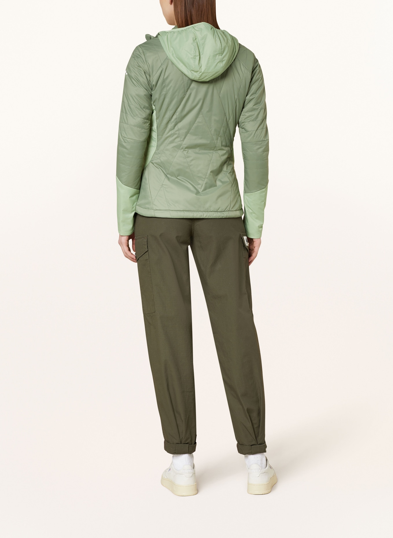 VAUDE Quilted jacket FRENEY V, Color: GREEN/ LIGHT GREEN (Image 3)
