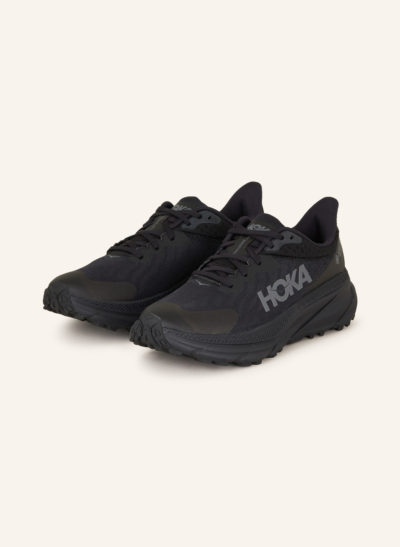 HOKA Trail Running Shoes CHALLANGER ATR7 GTX, Color: BLACK (Image 1)